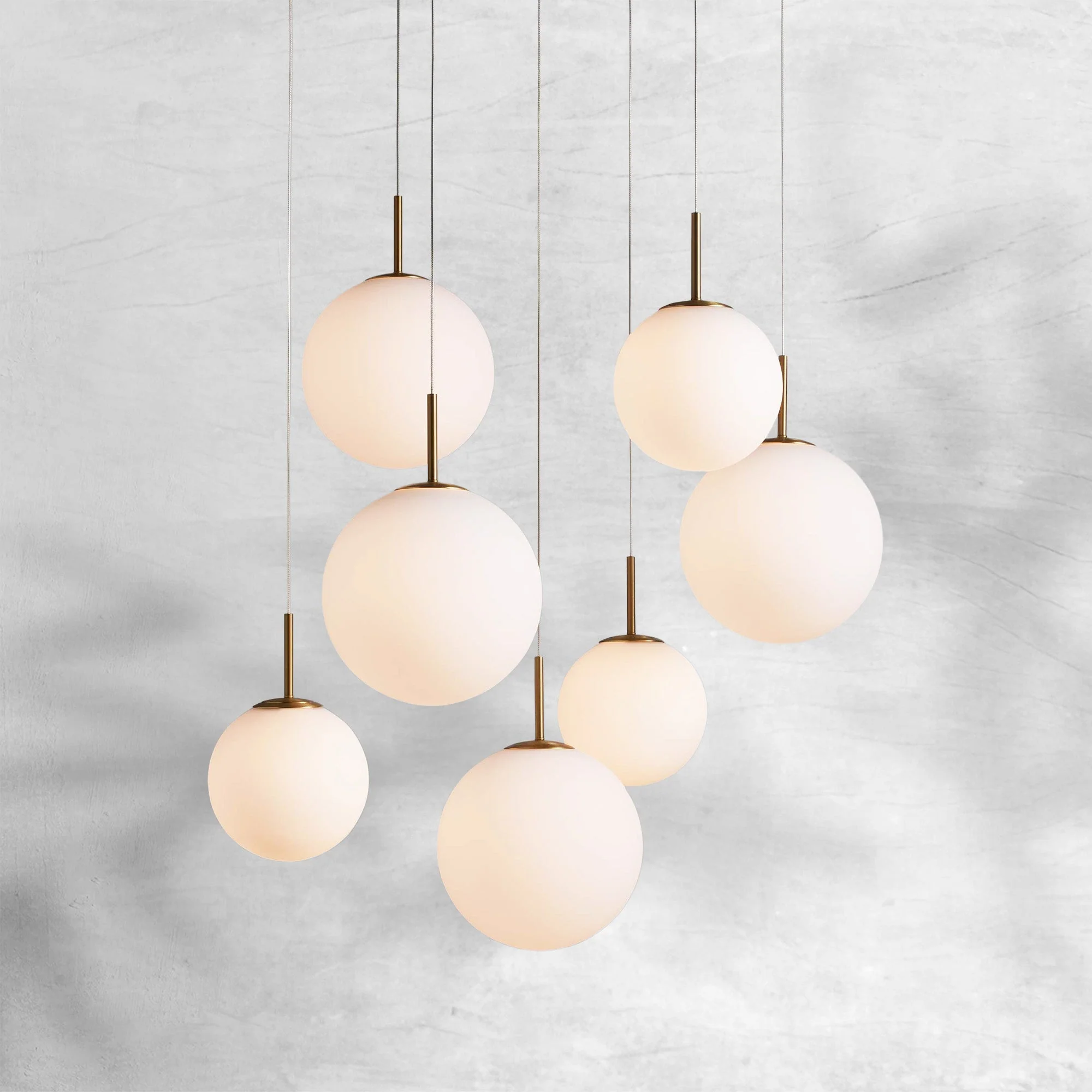 Casen Glass Round Chandelier 20"28"34"43" - Image 15