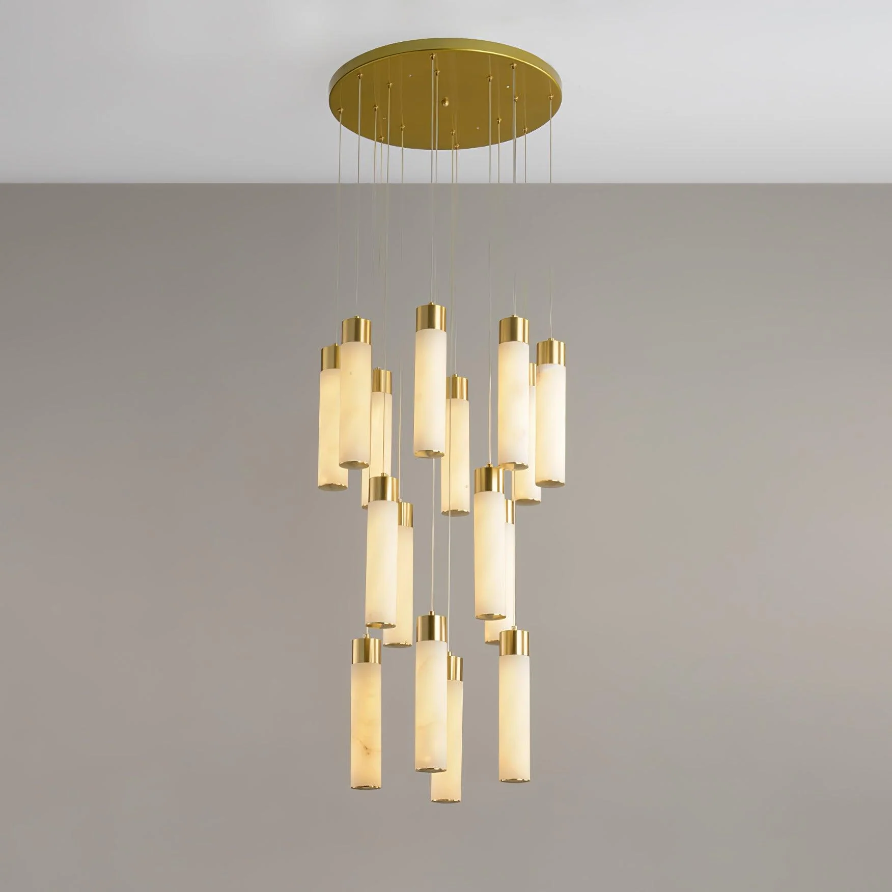 Celestial Alabaster Cascade Chandelier - Image 13
