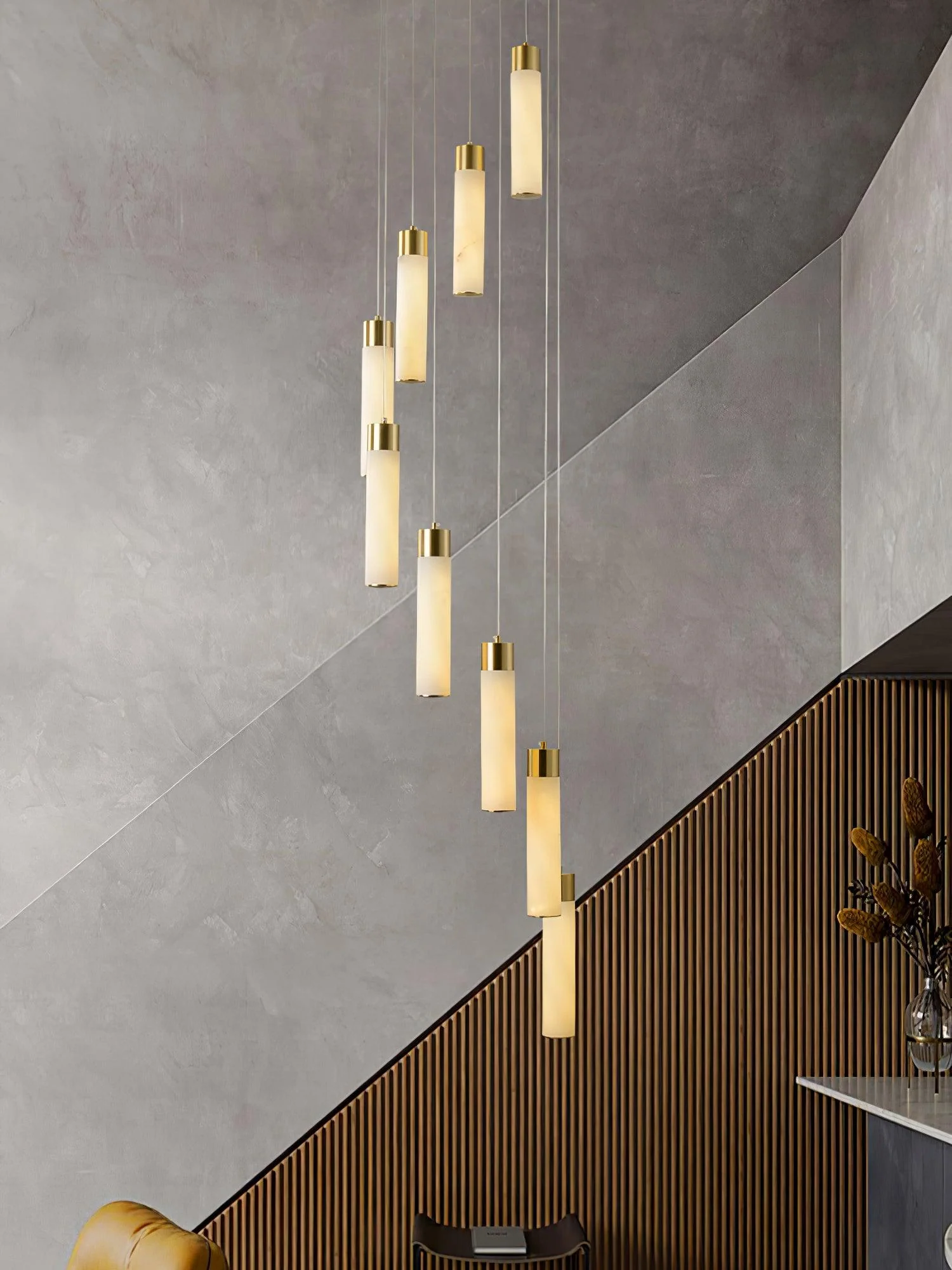 Celestial Alabaster Cascade Chandelier - Image 19