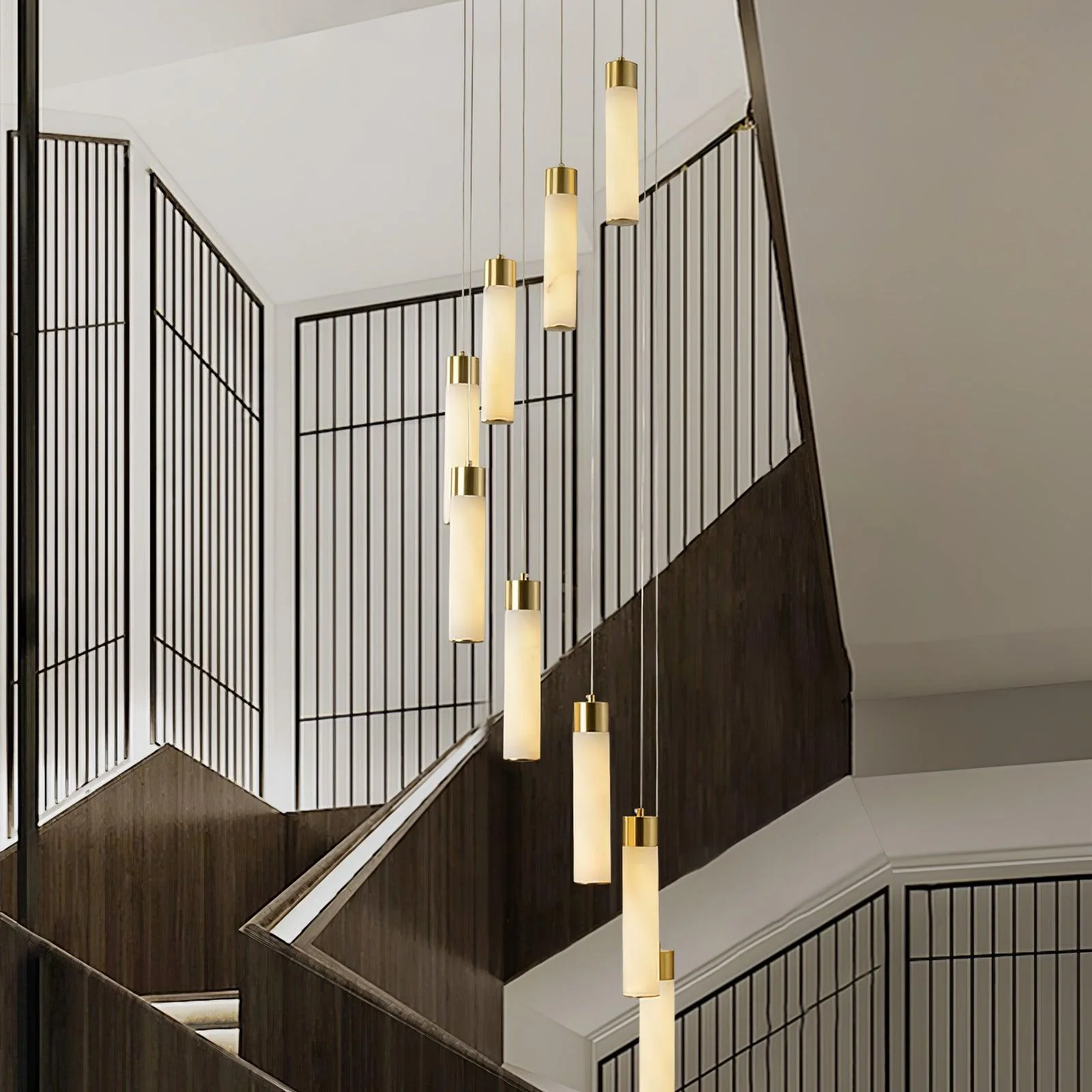 Celestial Alabaster Cascade Chandelier - Image 21