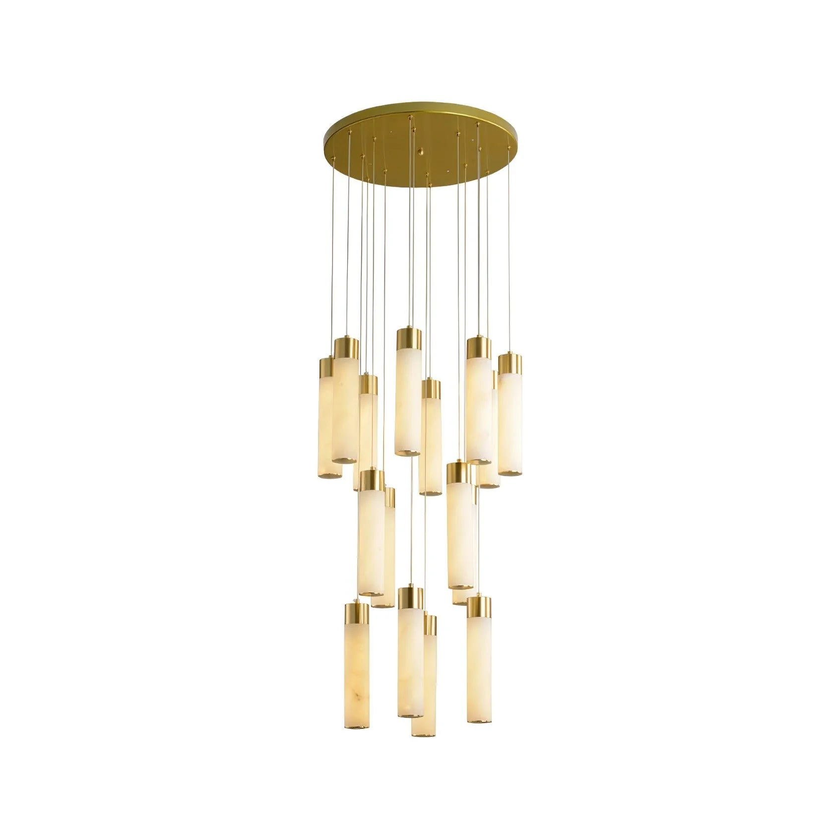 Celestial Alabaster Cascade Chandelier - Image 25