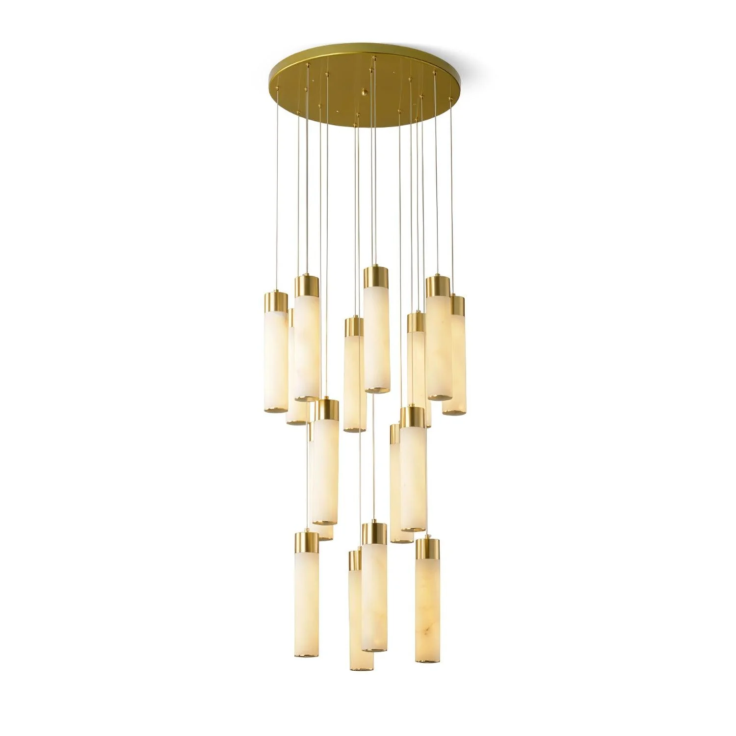Celestial Alabaster Cascade Chandelier - Image 31