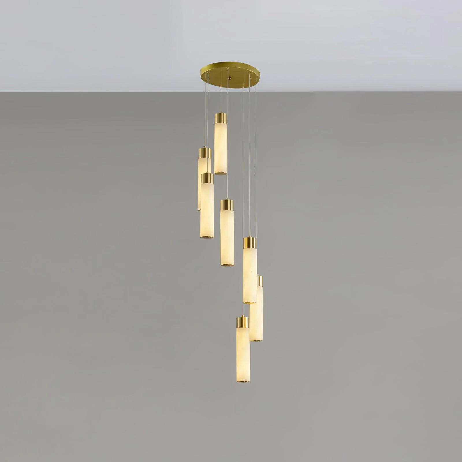 Celestial Alabaster Cascade Chandelier - Image 33