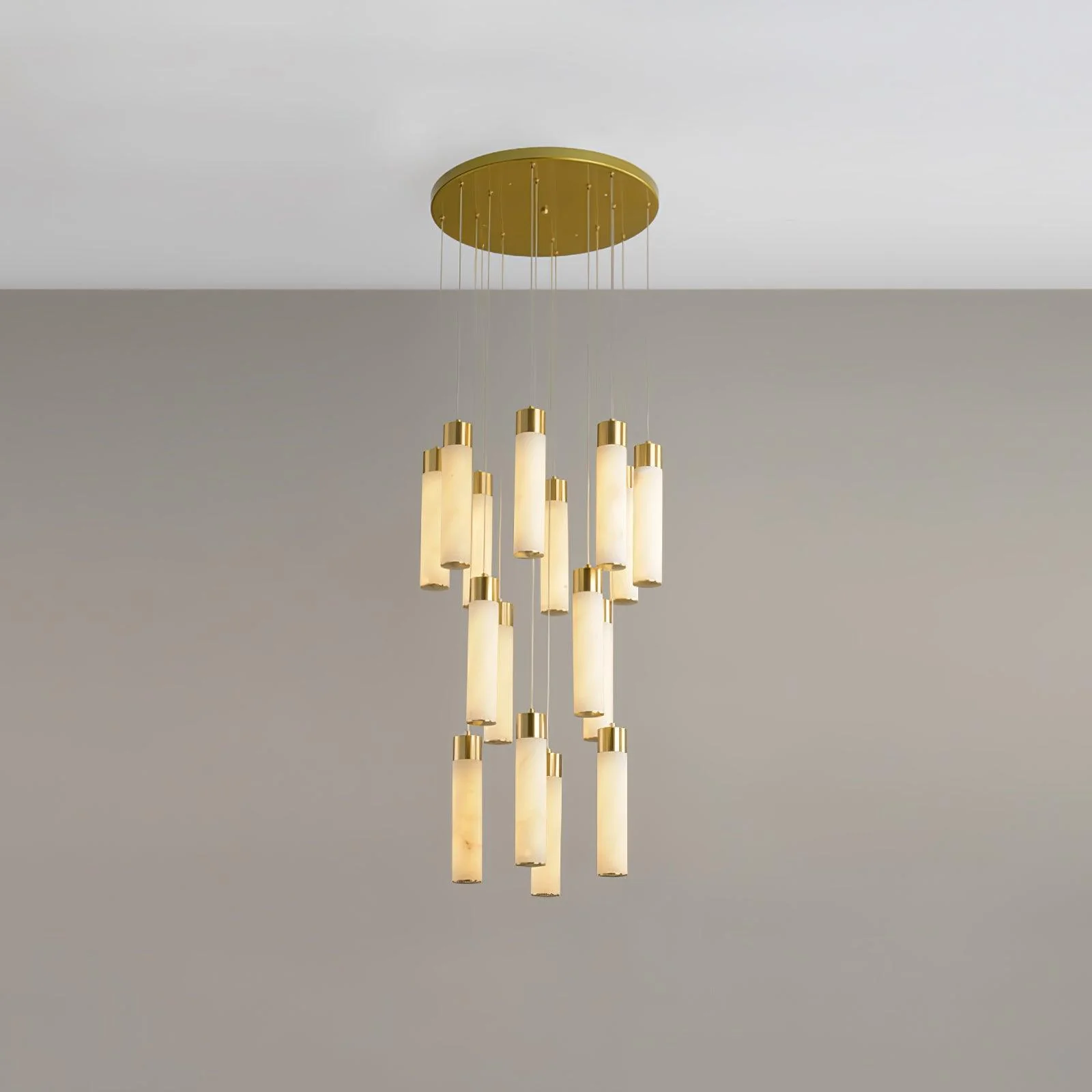 Celestial Alabaster Cascade Chandelier - Image 36