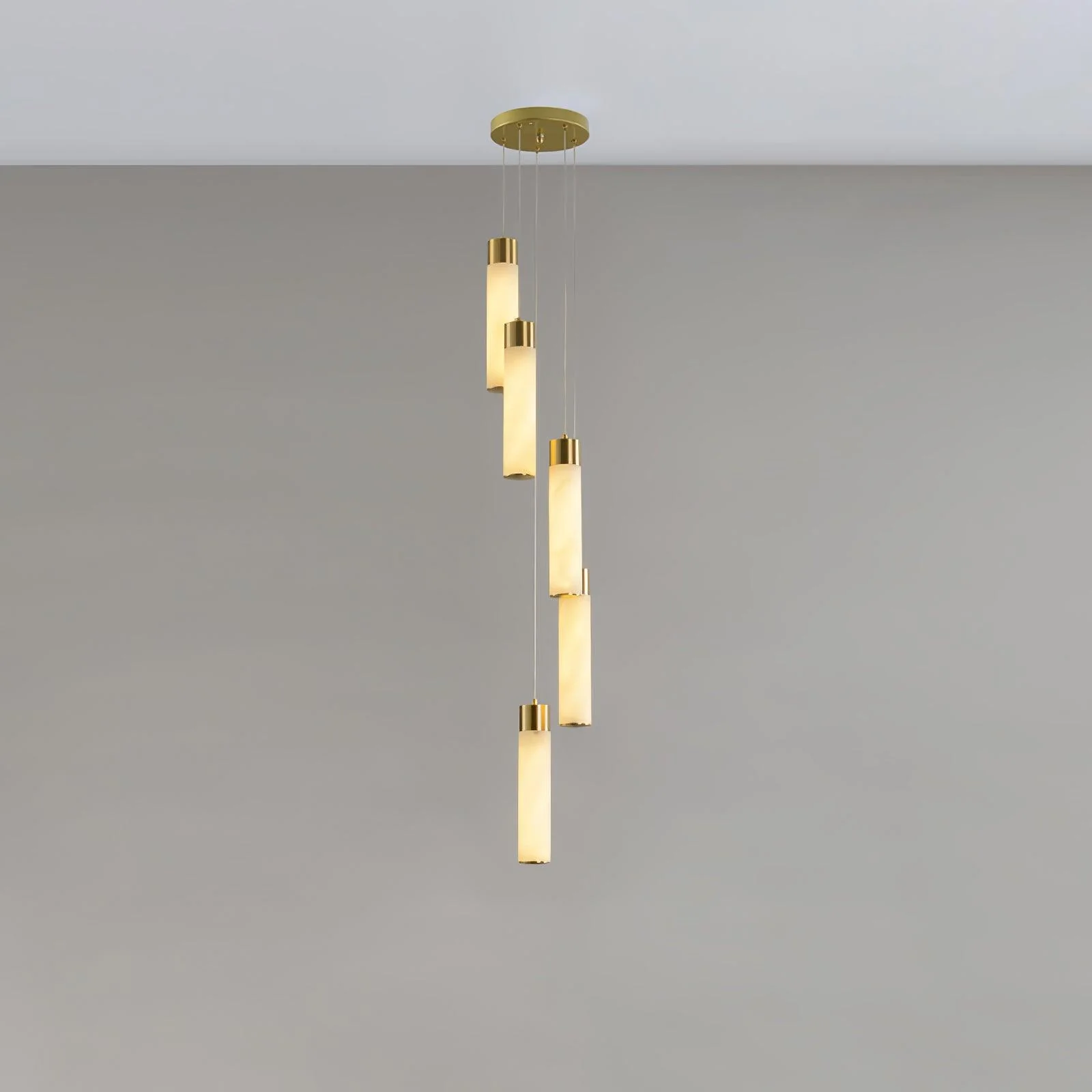 Celestial Alabaster Cascade Chandelier - Image 40
