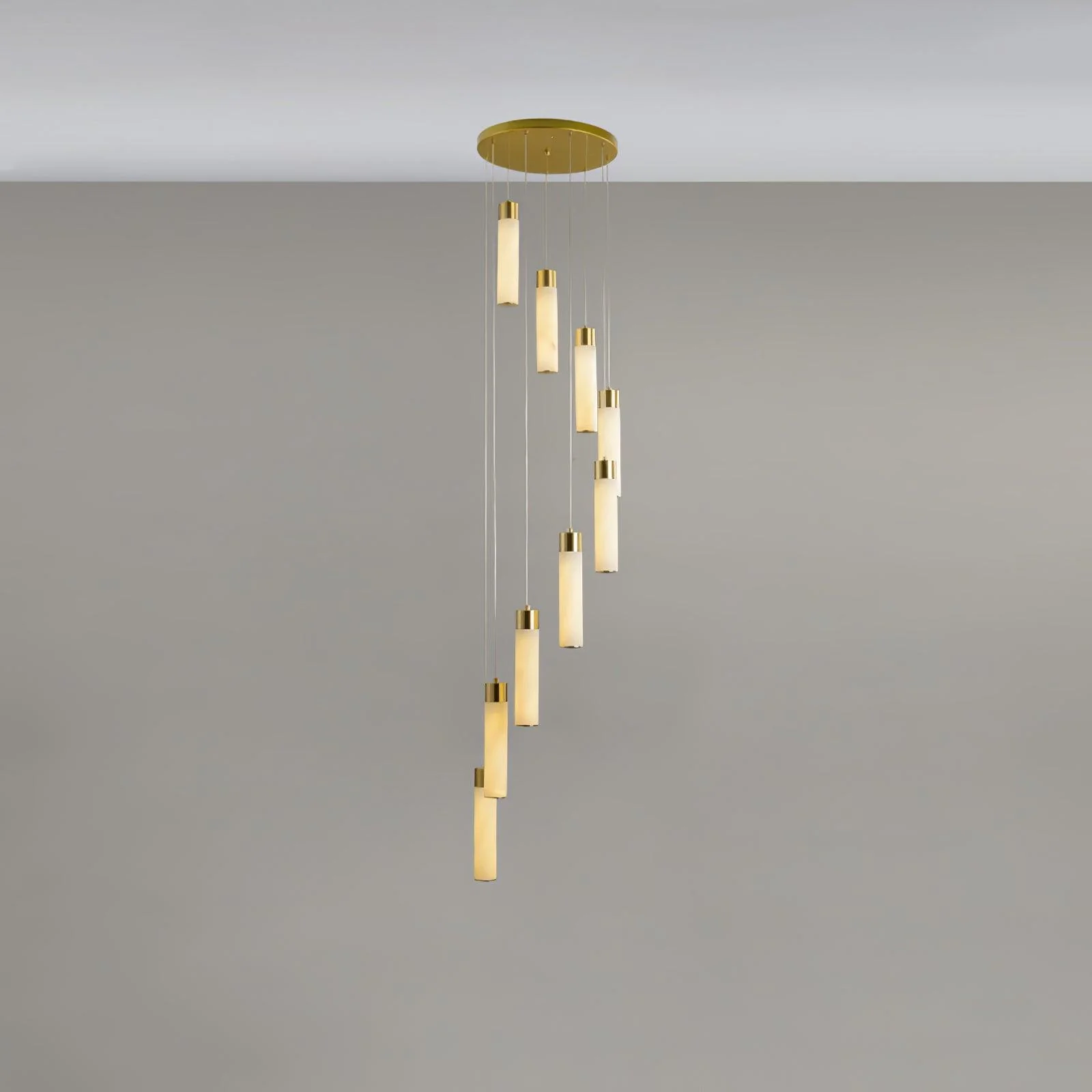 Celestial Alabaster Cascade Chandelier - Image 42