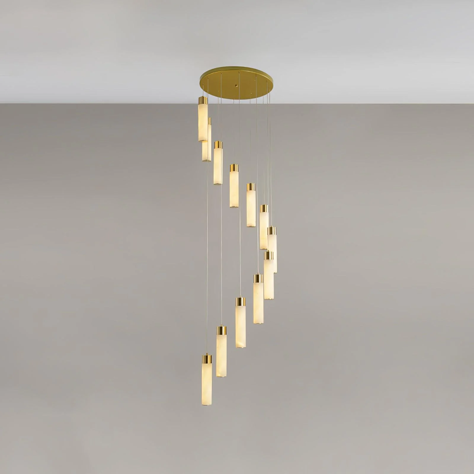 Celestial Alabaster Cascade Chandelier - Image 43