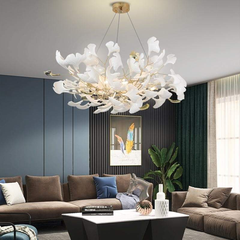 Ceramic Ginkgo Petal Chandelier D - Image 3