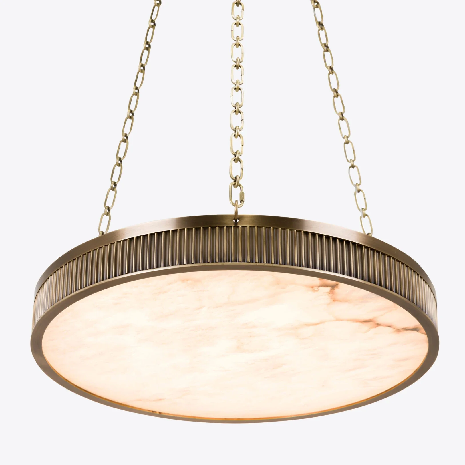 Chaplin Alabaster Plafonnier Chandelier