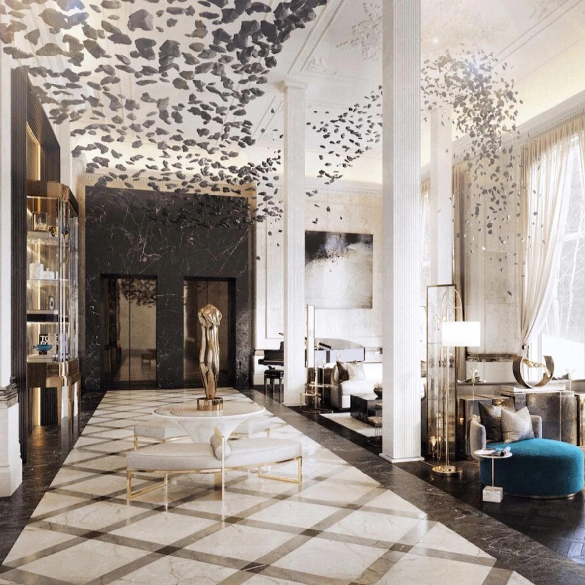 Charcoal Chandeliers M to R - Image 19
