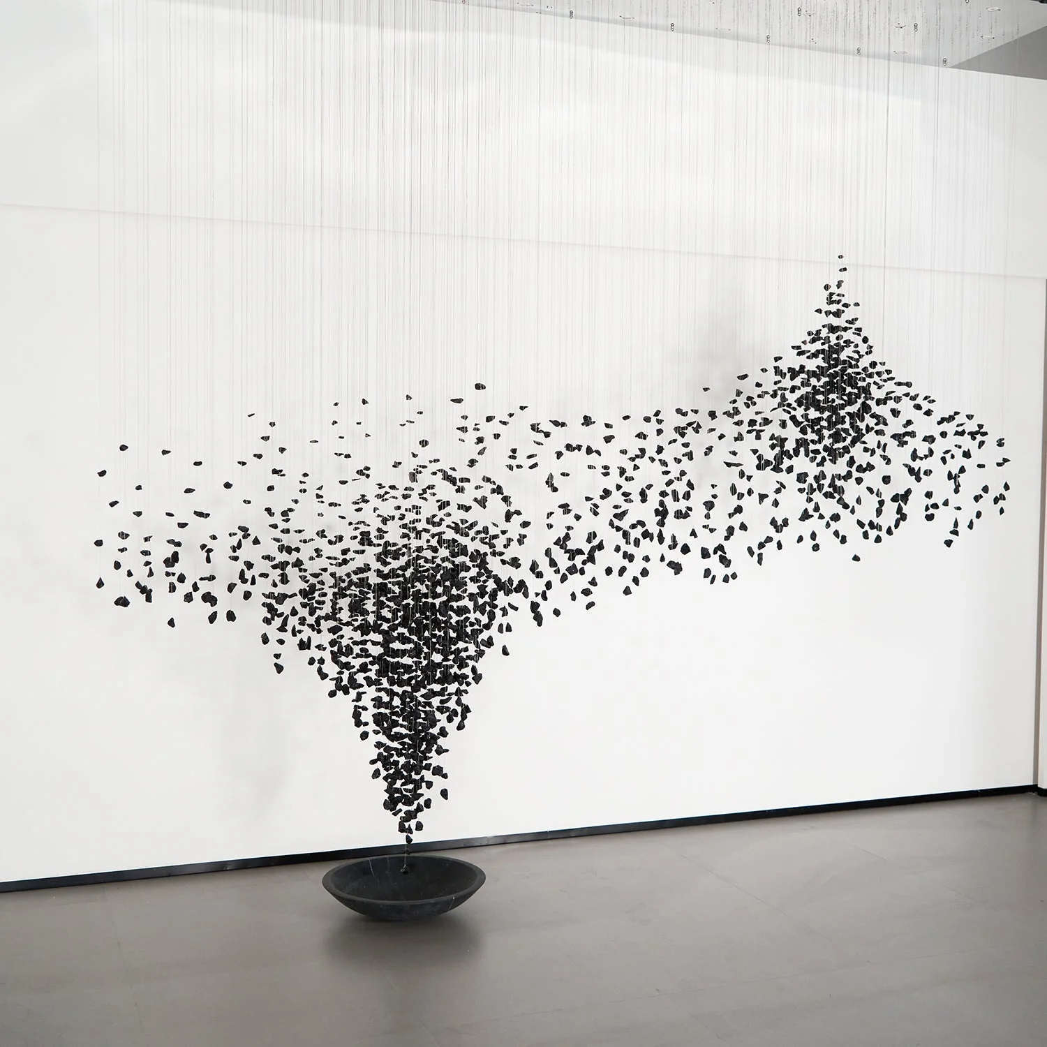Charcoal Shape Hourglass Chandelier - Image 5