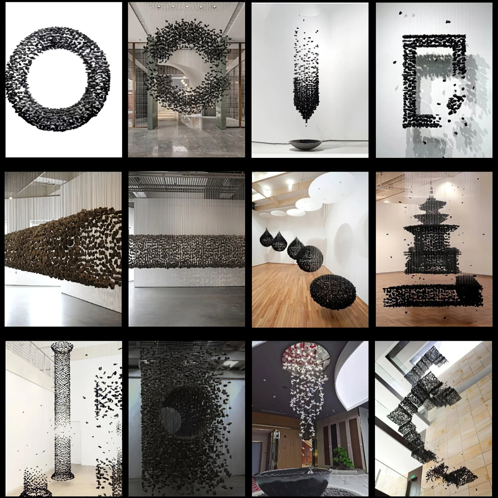 Charcoal Shape O Chandelier - Image 14