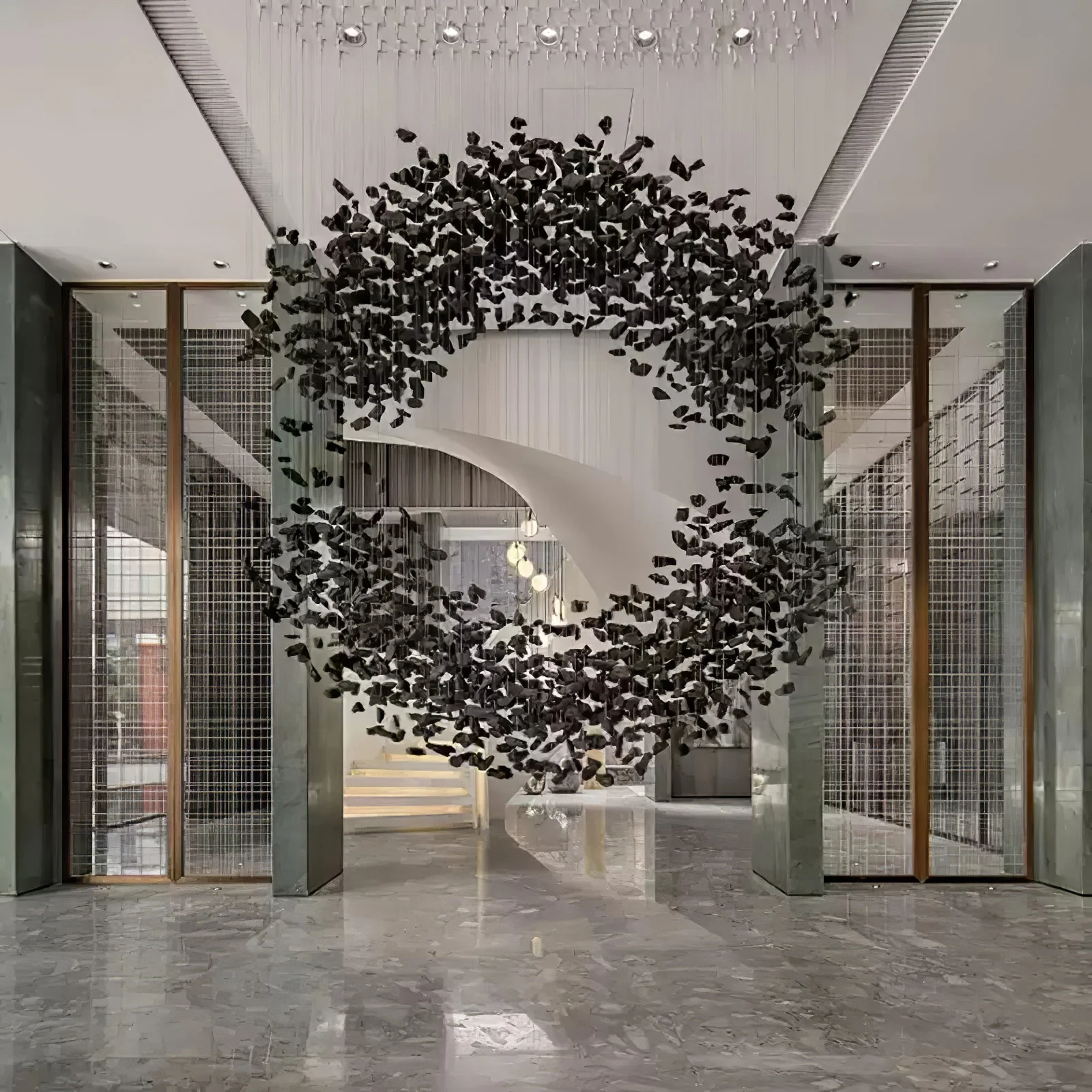 Charcoal Shape O Chandelier - Image 21