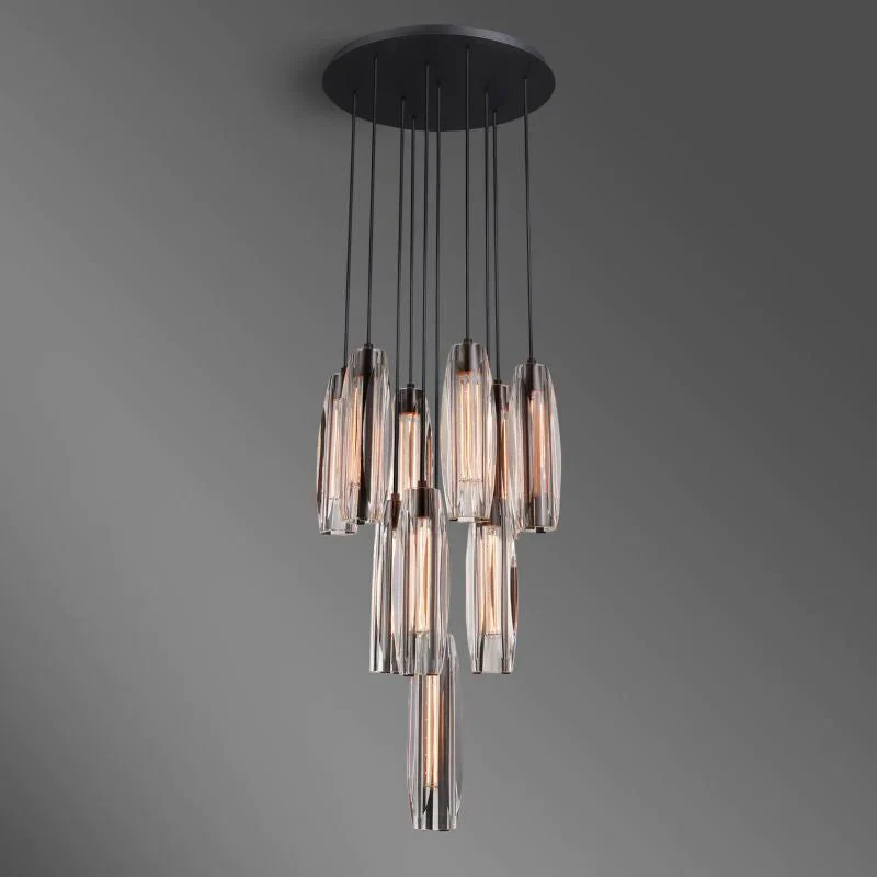 Chapt Crystal 10-Light Round Chandelier - Image 4