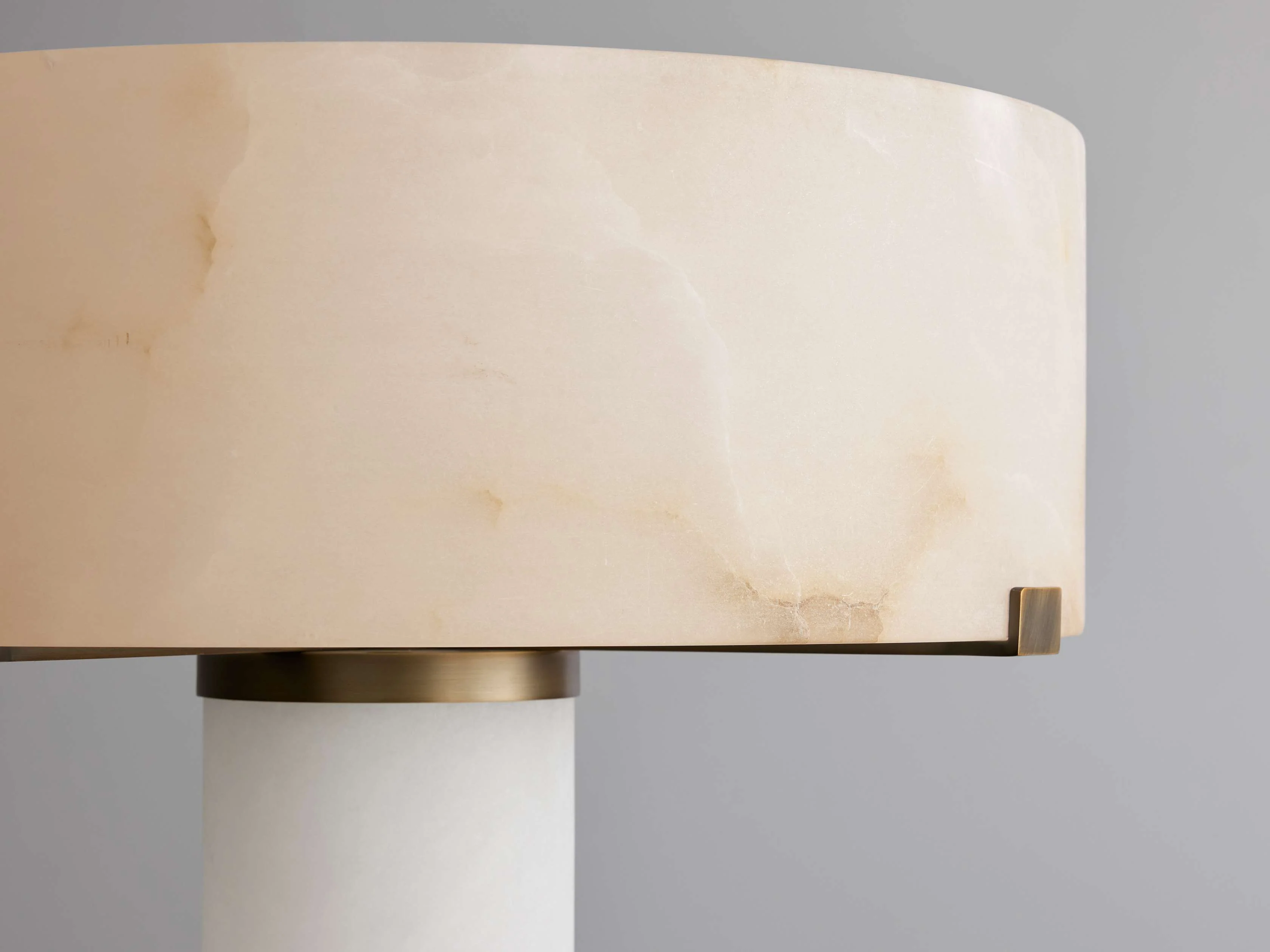 Chayla Alabaster Stone Floor Lamp 64''H - Image 3