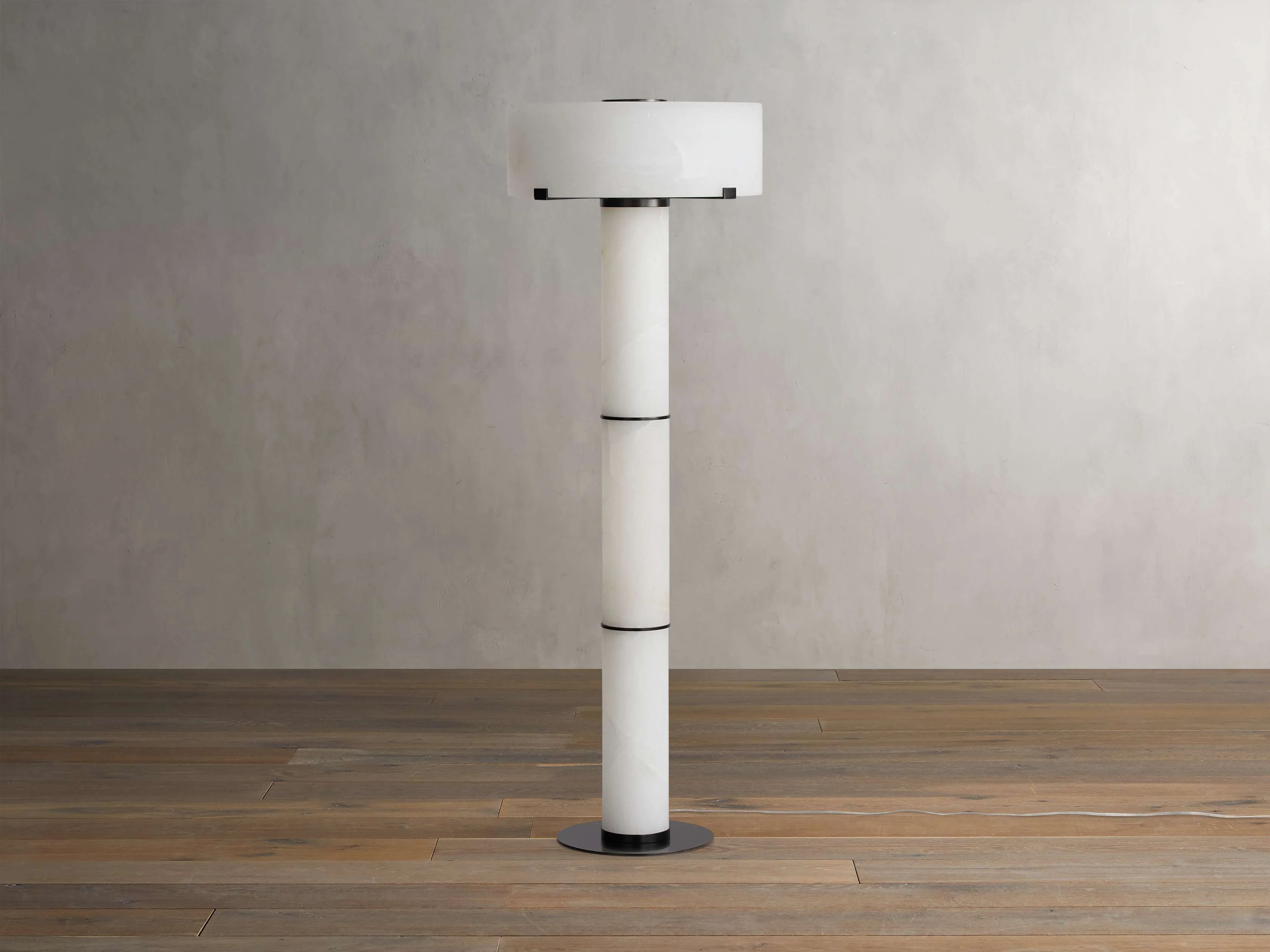 Chayla Alabaster Stone Floor Lamp 64''H - Image 5