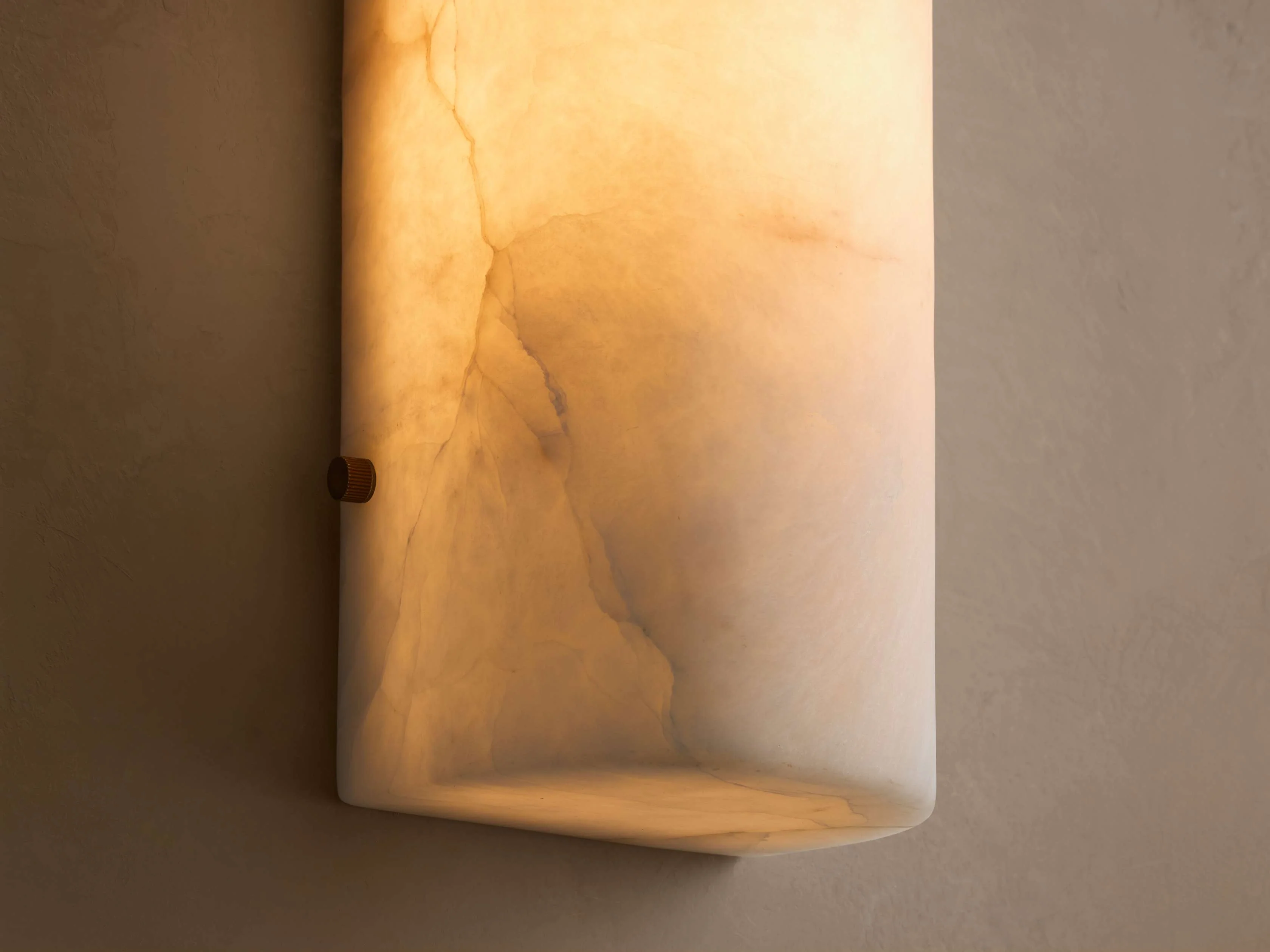 Chayla Alabaster Stone Sconce 12'' 18''H - Image 3