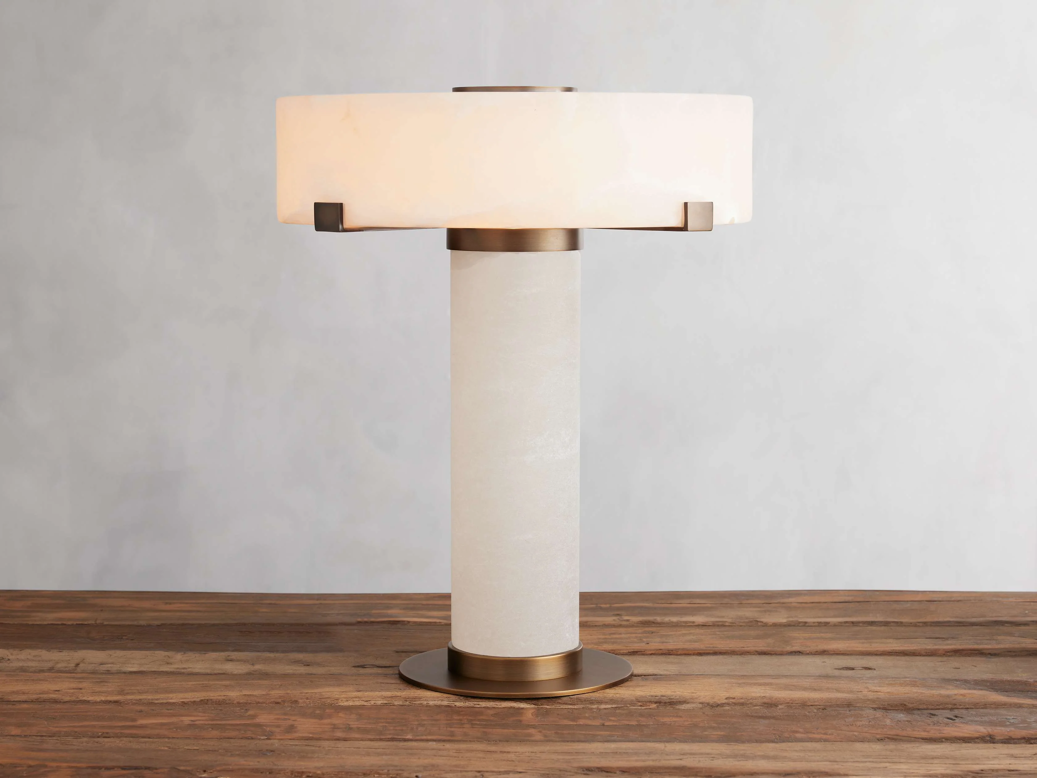 Chayla Alabaster Stone Table Lamp 13'' 19'' - Image 13