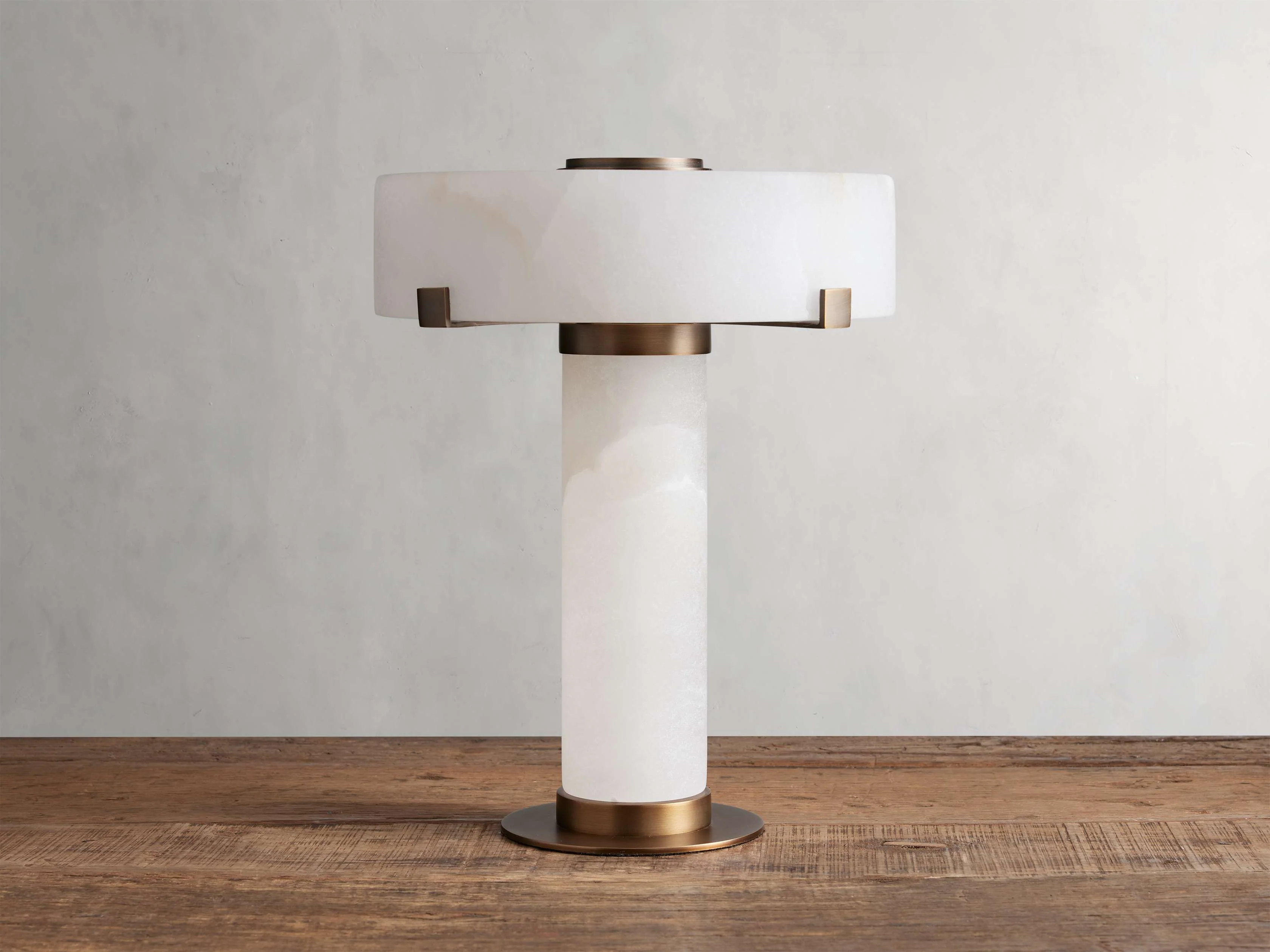 Chayla Alabaster Stone Table Lamp 13'' 19'' - Image 6