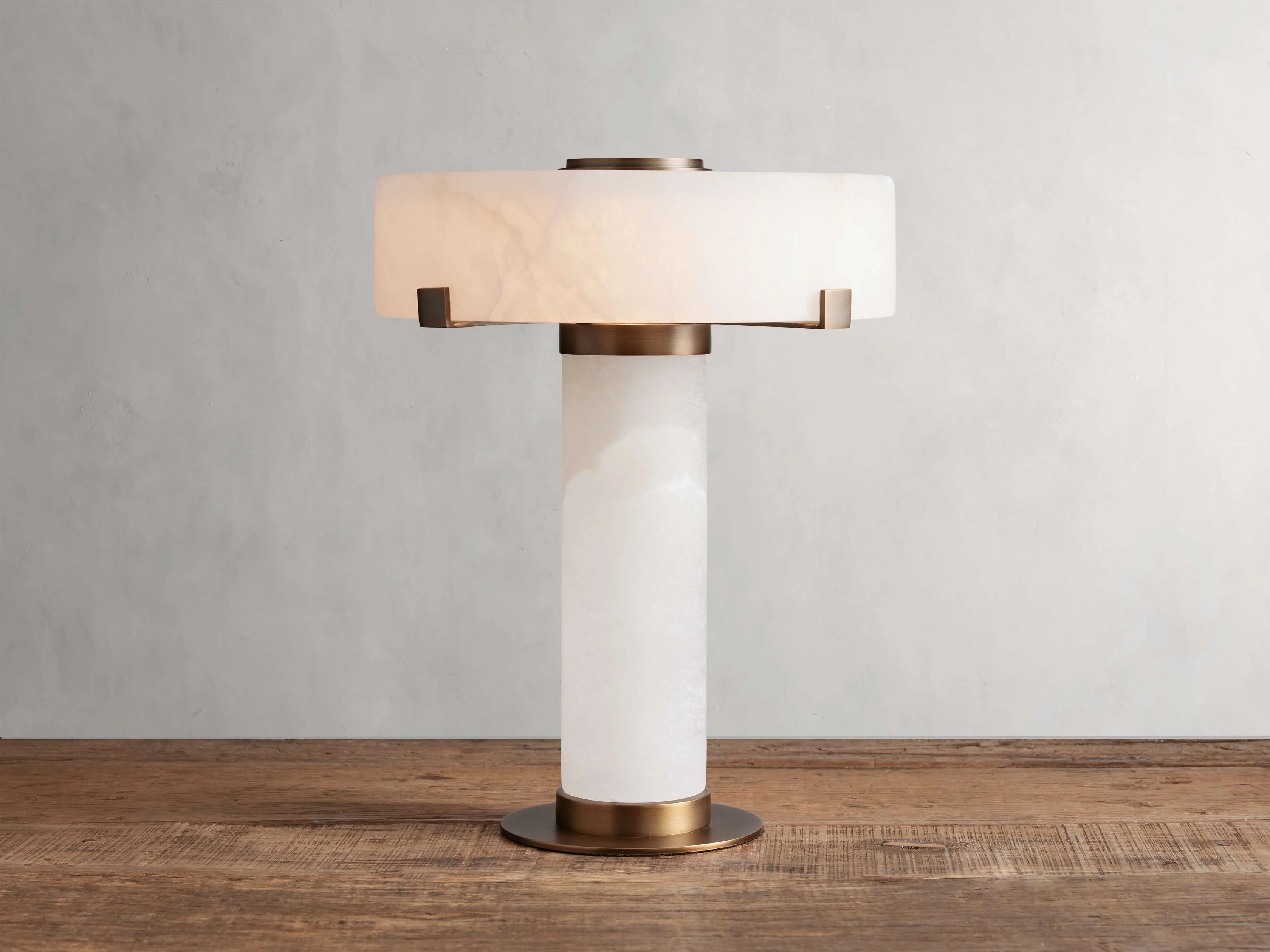 Chayla Alabaster Stone Table Lamp 13'' 19'' - Image 7