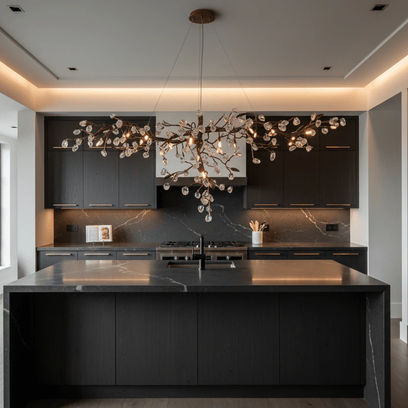 Cherry Blossom Branch Tree Chandelier - Image 4