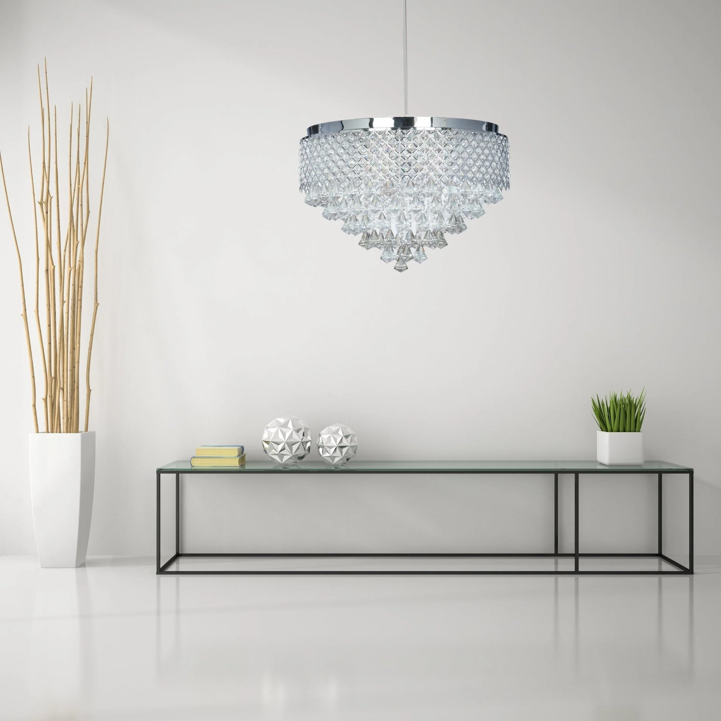 Cinderella Crystal Round Chandelier // 12 Light - Image 3