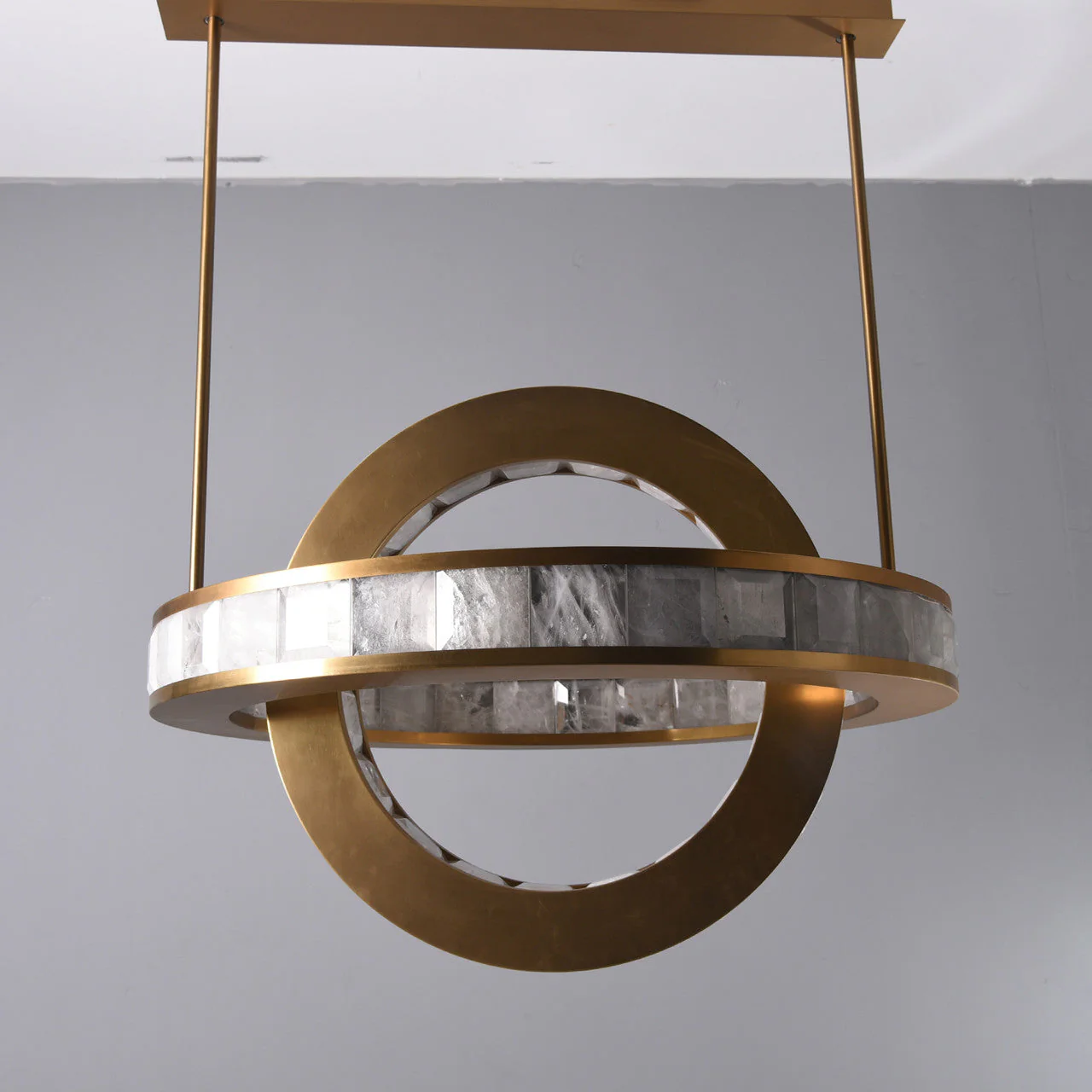 Clayhart-I Rock Crystal Pendant Brass - Image 2