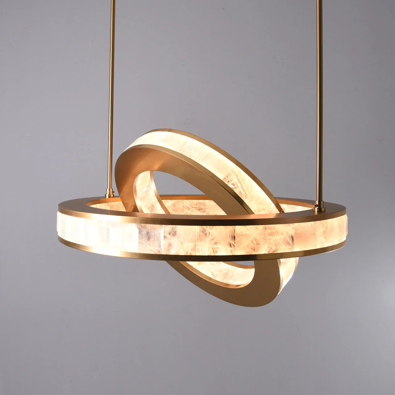 Clayhart-I Rock Crystal Pendant Brass - Image 3