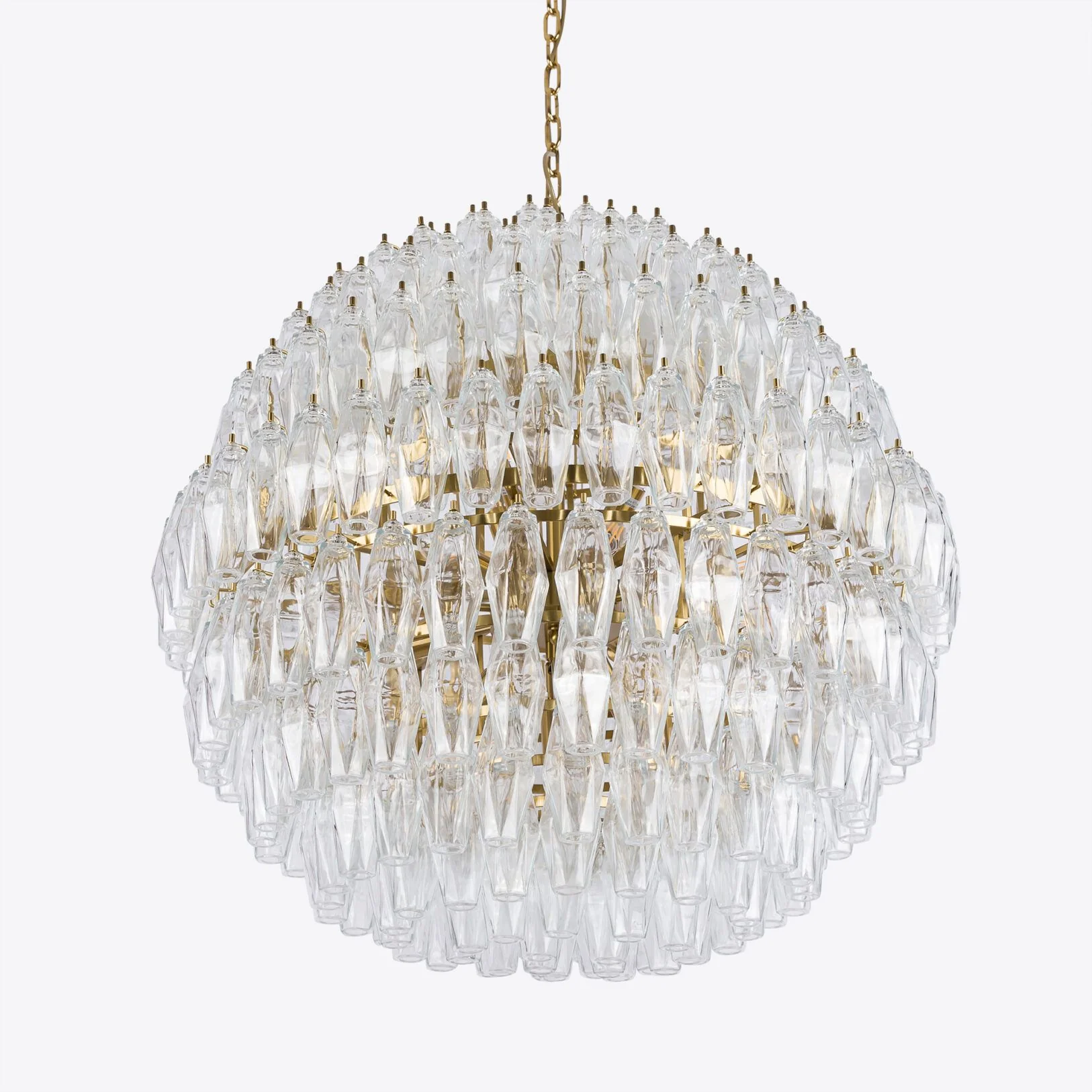 Clear Sorrento Chandelier 28" - Image 4