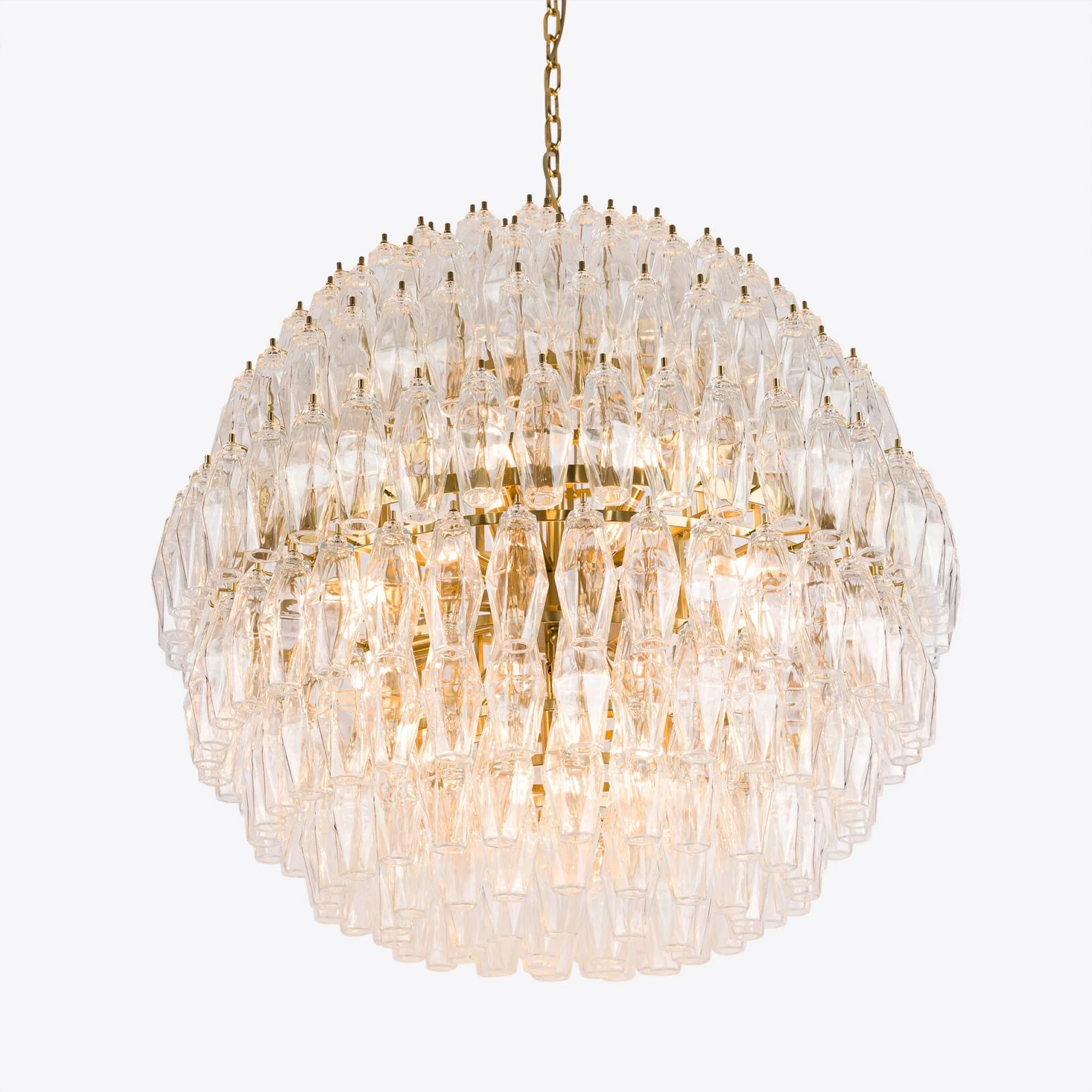 Clear Sorrento Chandelier 28" - Image 5