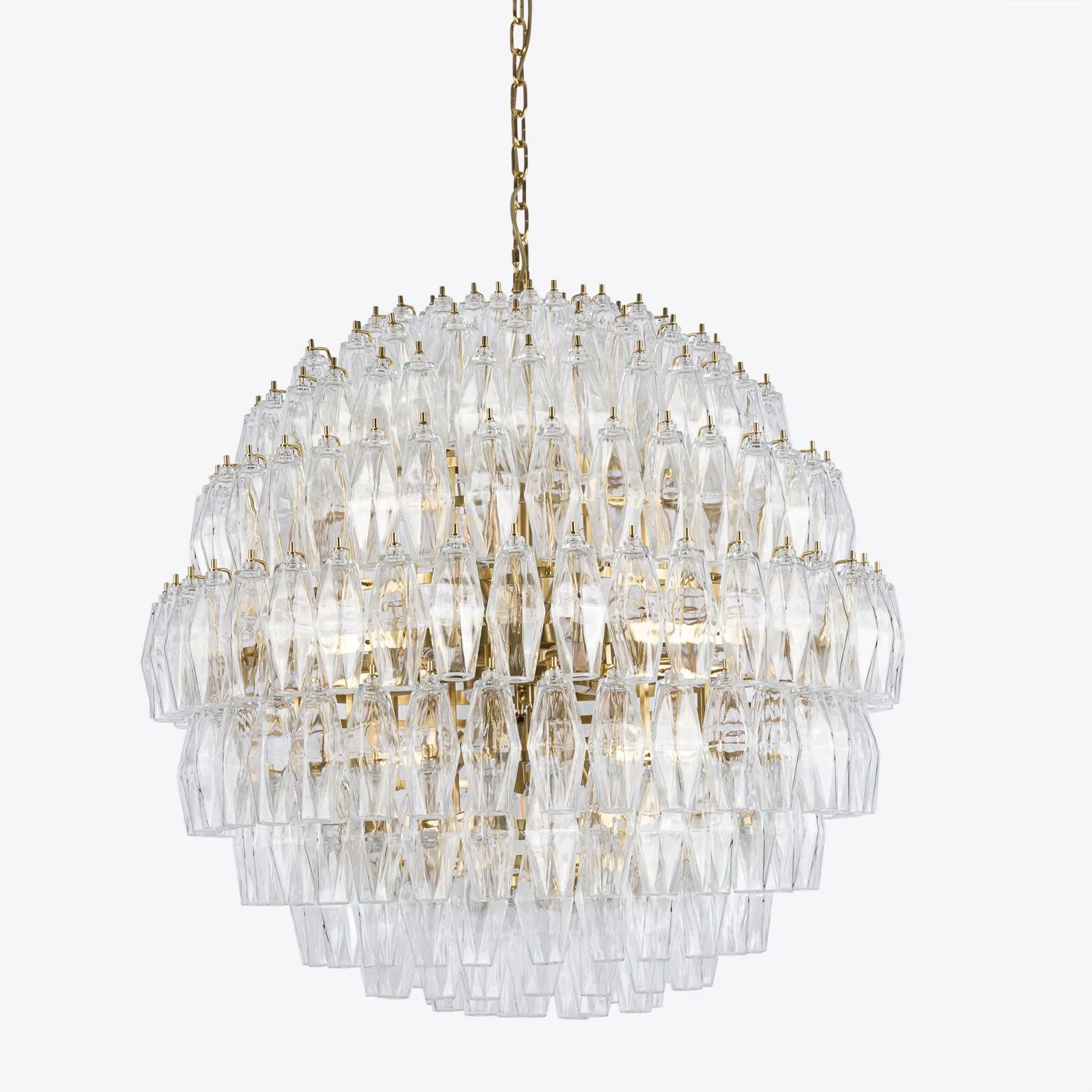 Clear Sorrento Chandelier 28" - Image 6