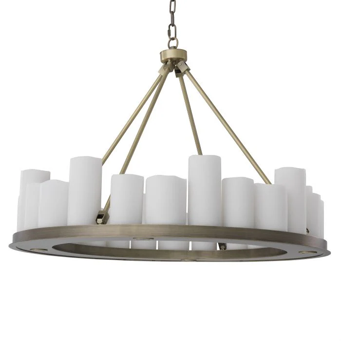 Commodore Ring Modern Chandelier - [Black/Brass] - Image 8