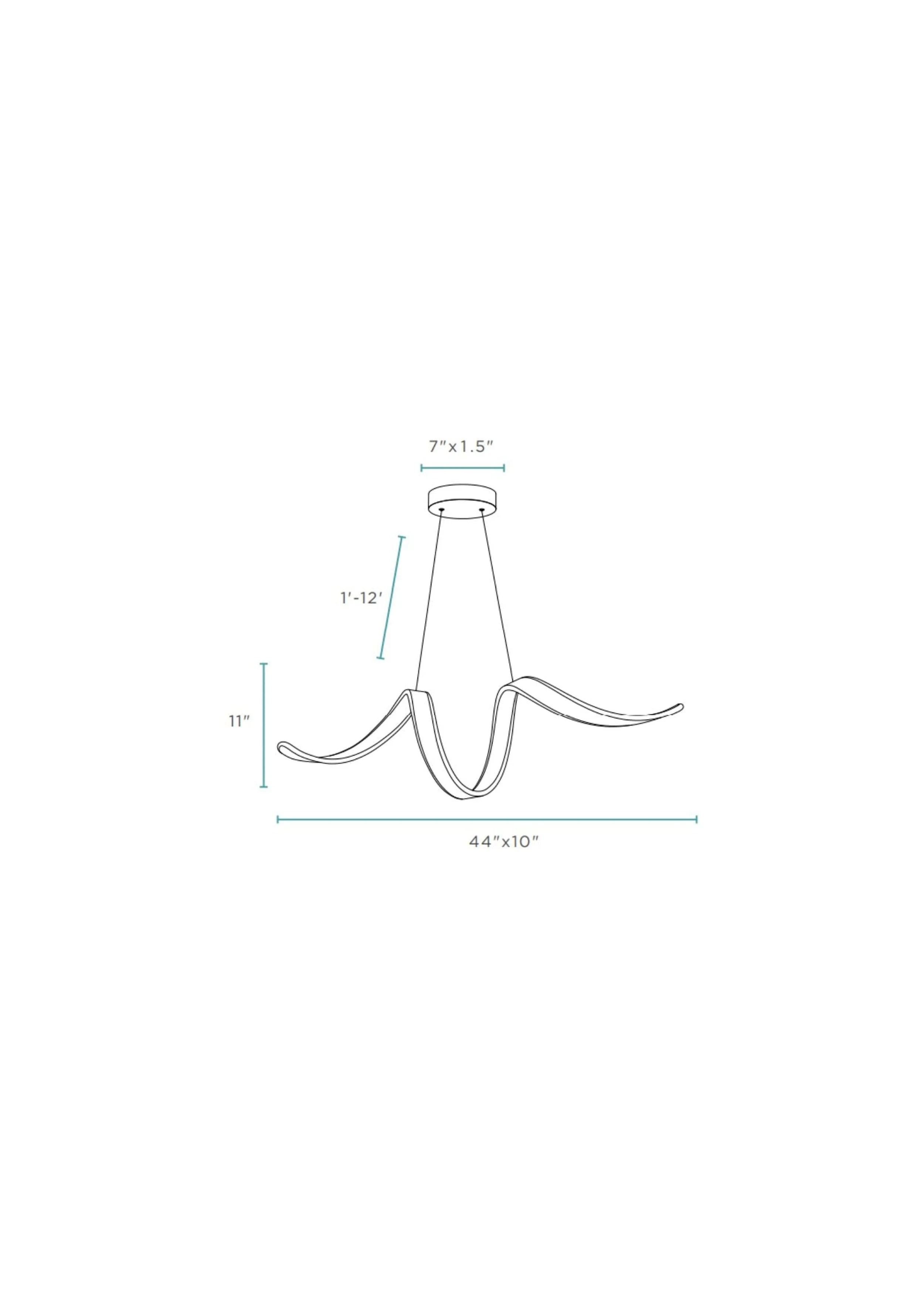 Copenhagen LED Chandelier // White - Image 7