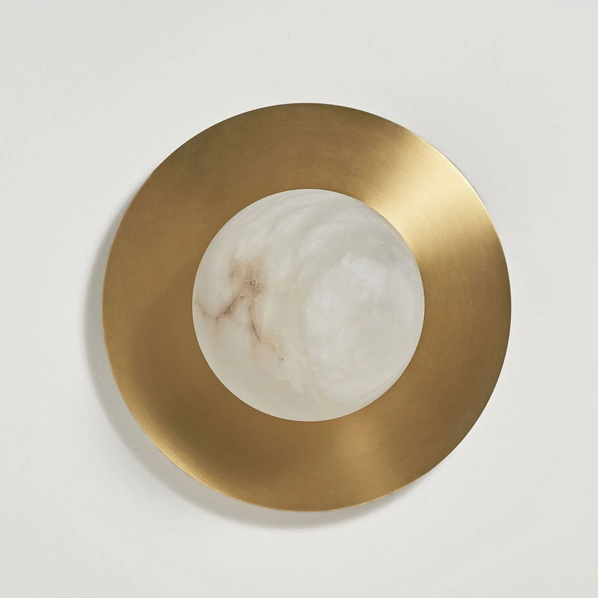 Copper Alabaster Wall Sconces - Image 3