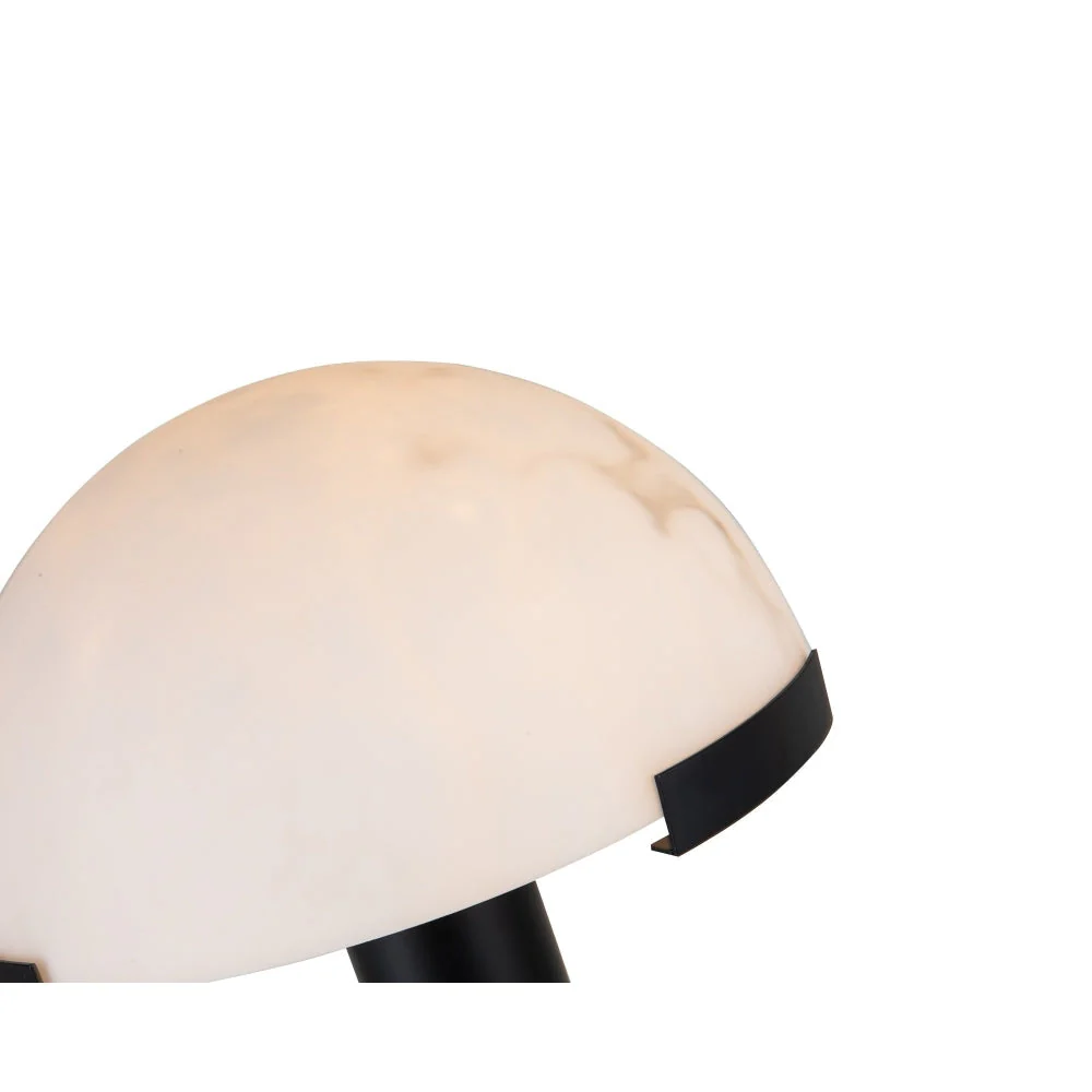 Copper And Alabaster Dome Table Lamp - Image 6