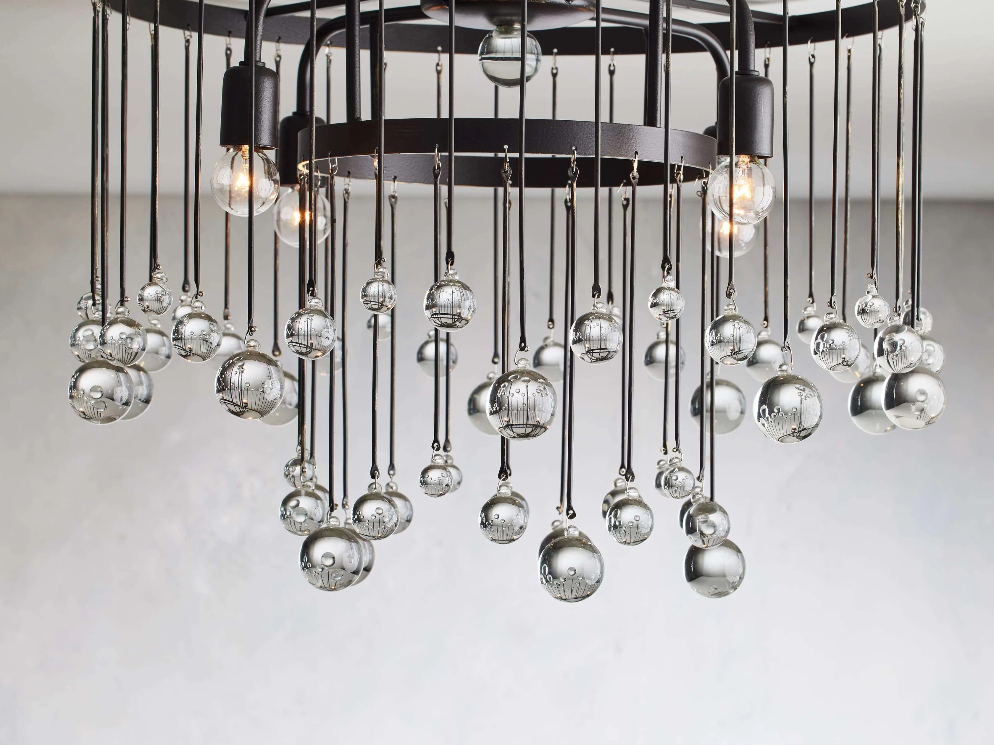 Aubrey Crystal Ball Flushmount Lamp - Image 15