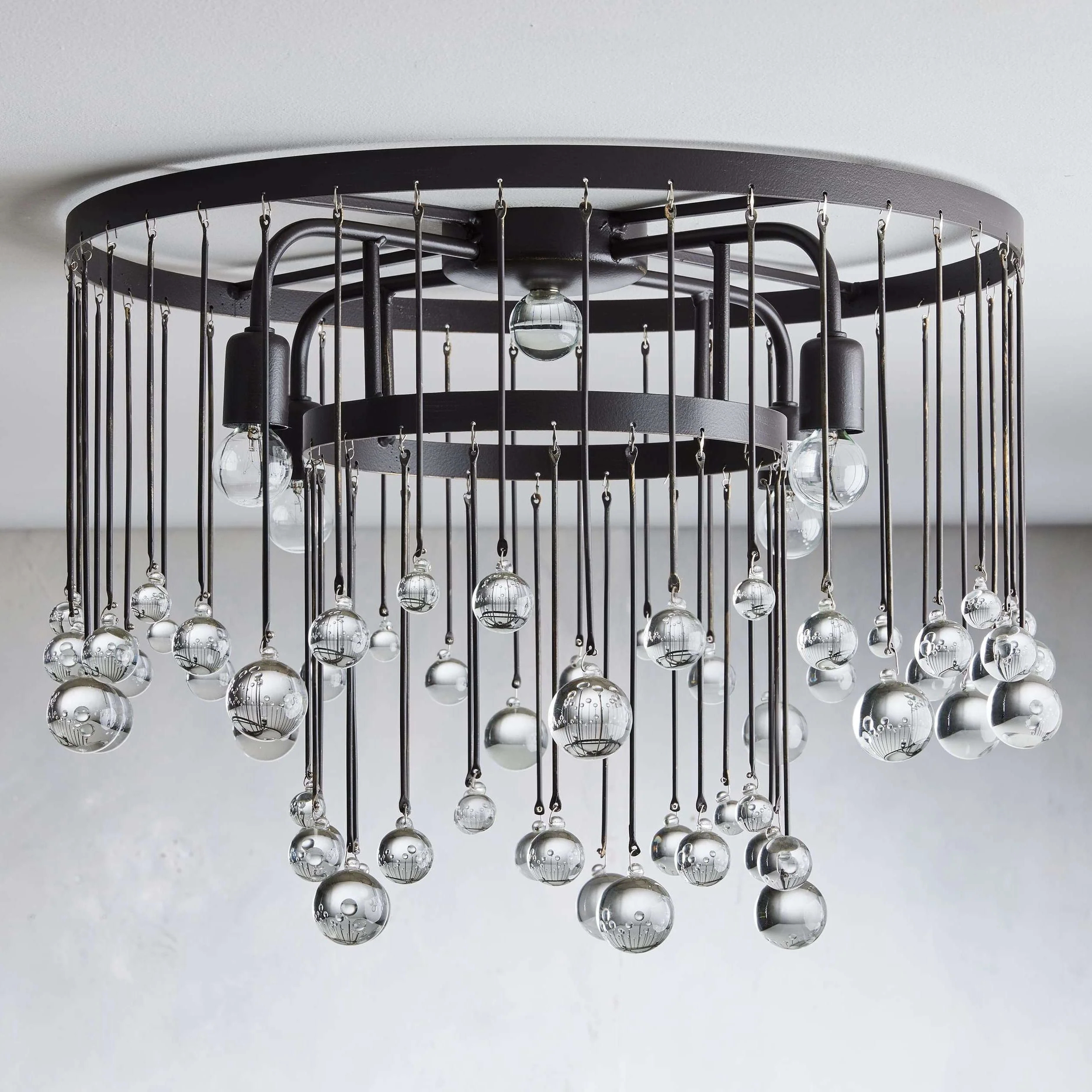 Aubrey Crystal Ball Flushmount Lamp - Image 19