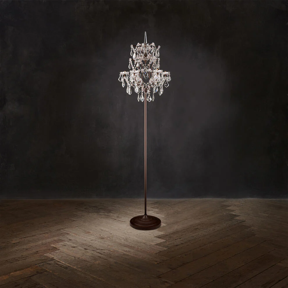 Crystal Floor Candelabra