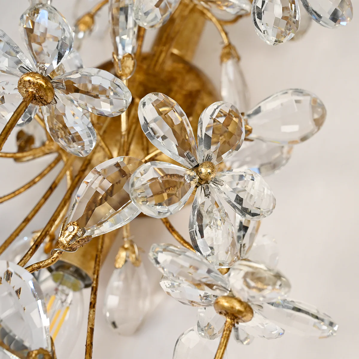 Crystal Flowers Fiore 2-Light Wall Sconce - Image 14