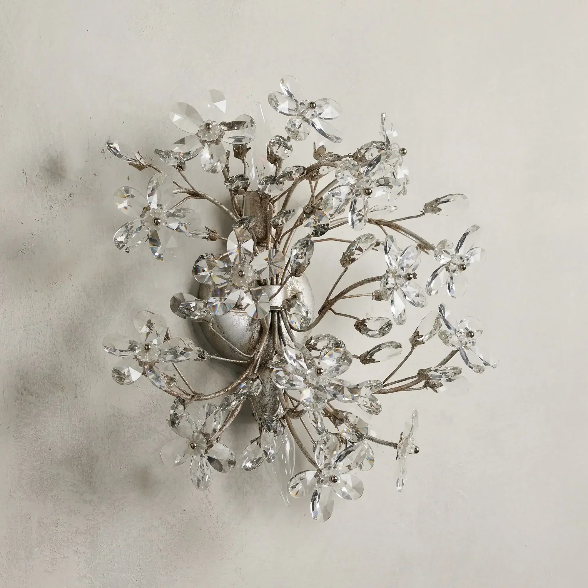 Crystal Flowers Fiore 2-Light Wall Sconce - Image 6