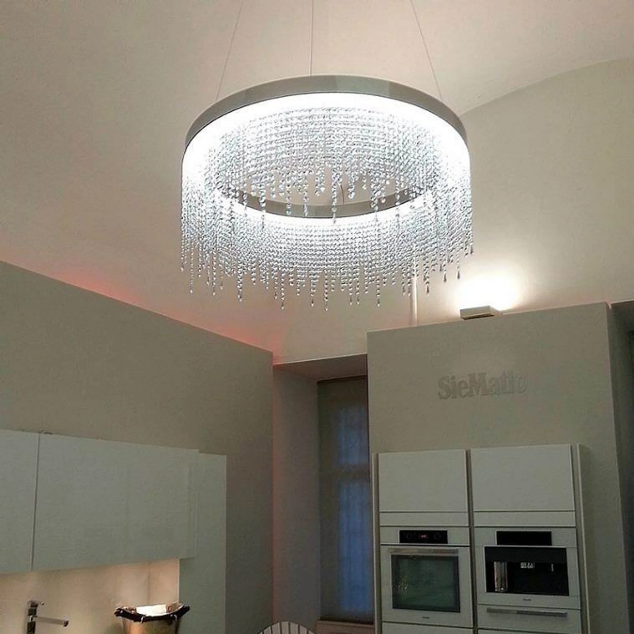 Crystal Rain Modern Glass Chandelier - Luchiante