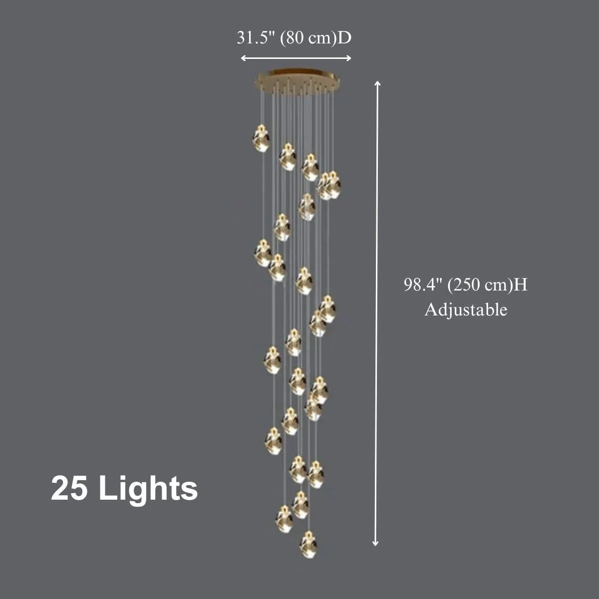 Crystal Rock Chandelier(Grand) - Image 11