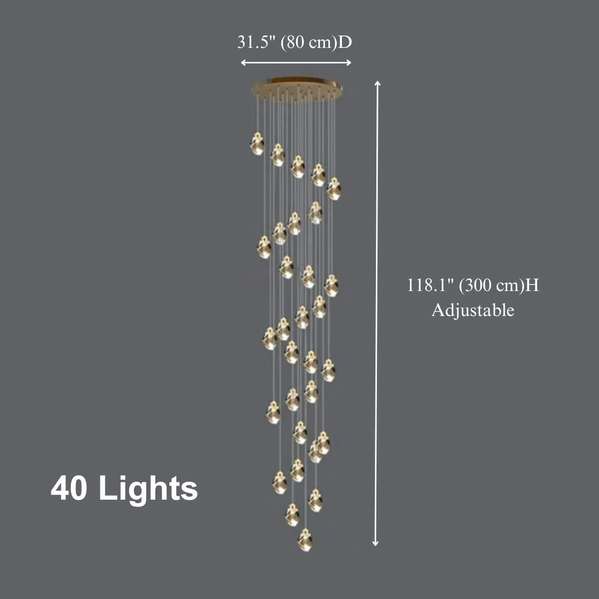 Crystal Rock Chandelier(Grand) - Image 15