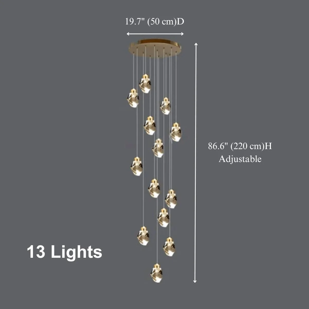 Crystal Rock Chandelier(Grand) - Image 29