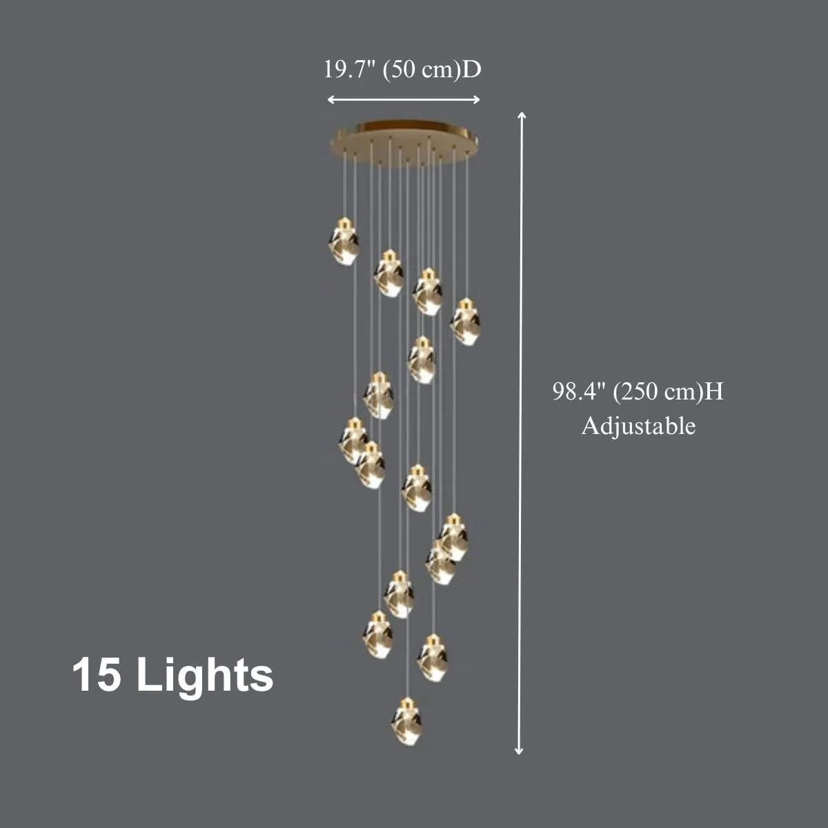 Crystal Rock Chandelier(Grand) - Image 30