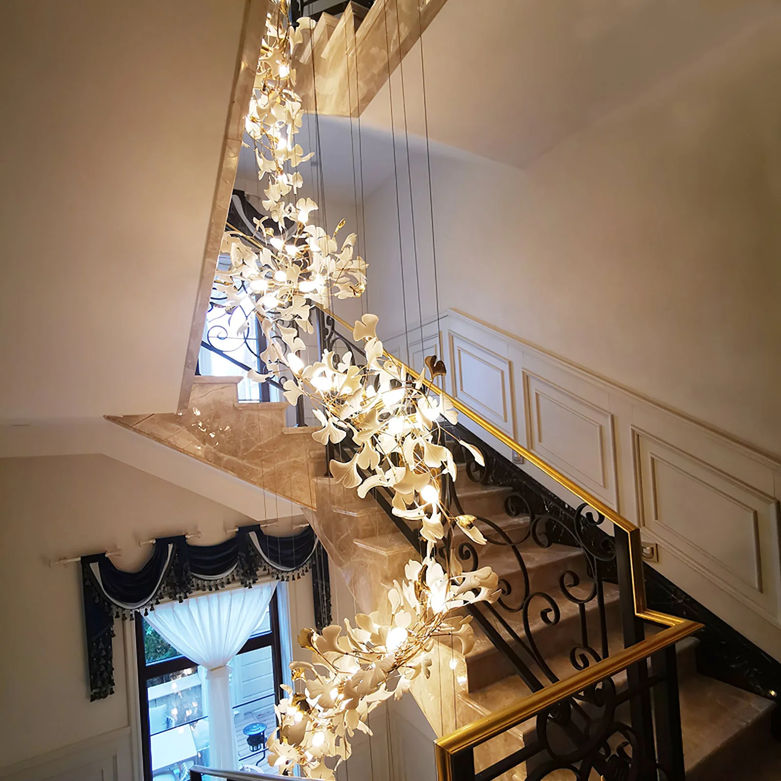 Gingko Leaves Chandelier - Image 4