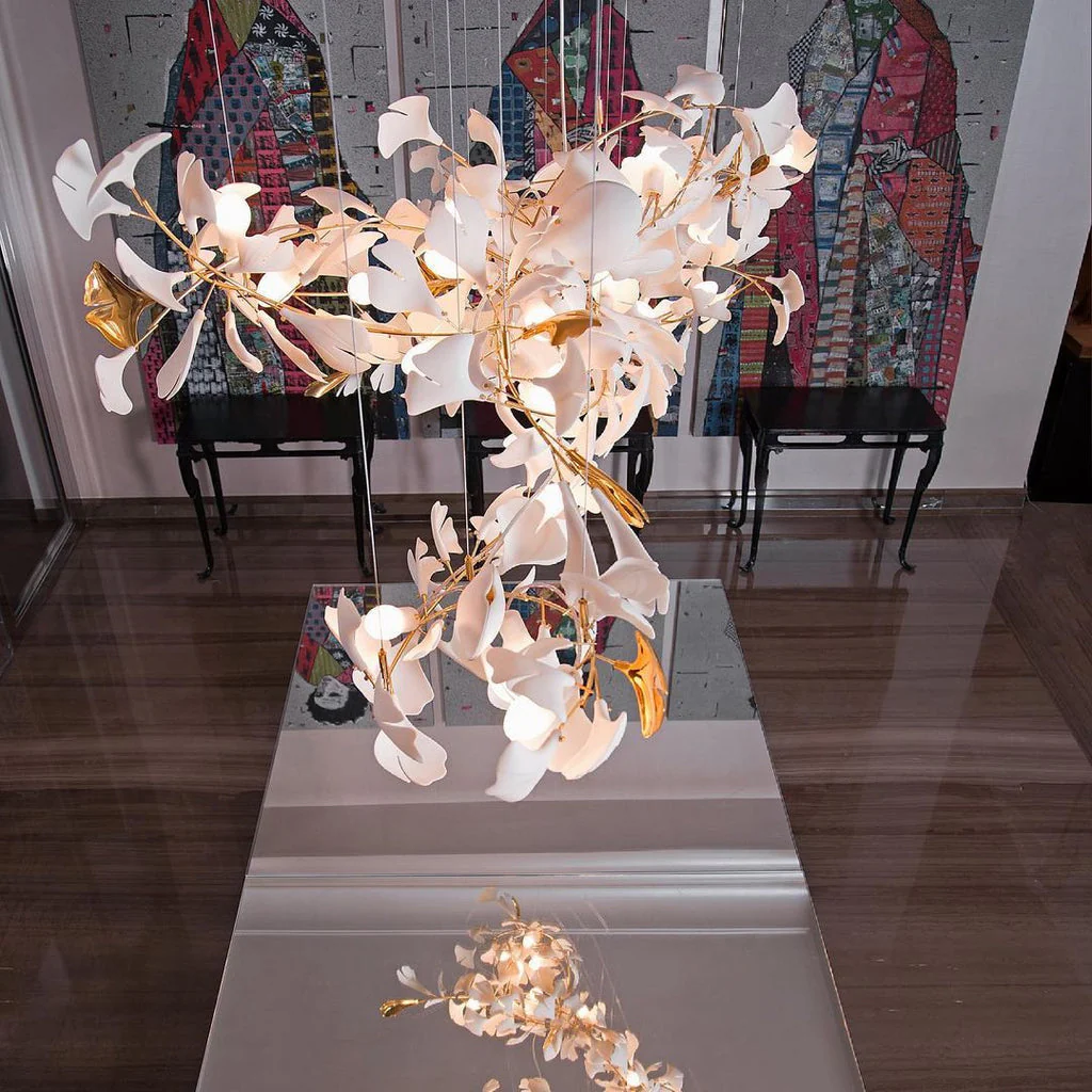 Gingko Leaves Chandelier - Image 65