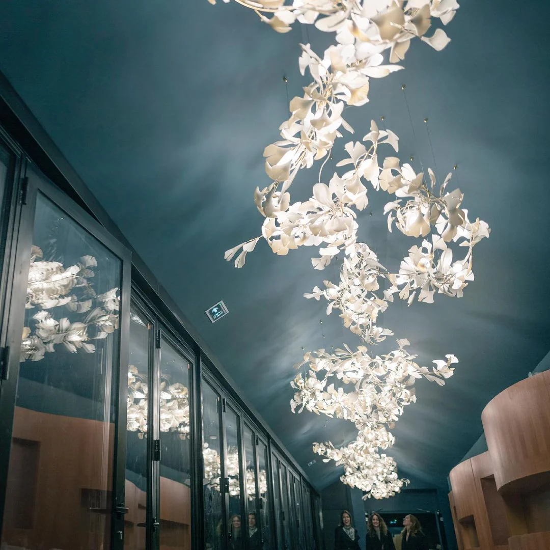 Gingko Leaves Chandelier - Image 85