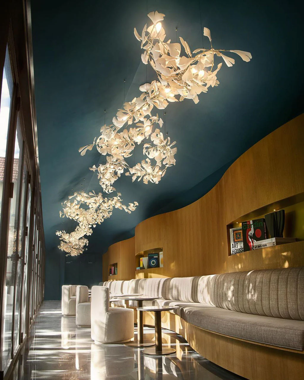 Gingko Leaves Chandelier - Image 90