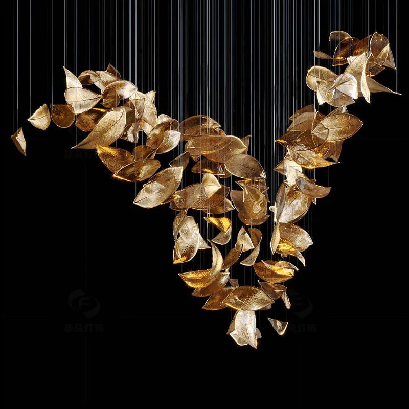 Shake Leaves Chandelier - Image 17